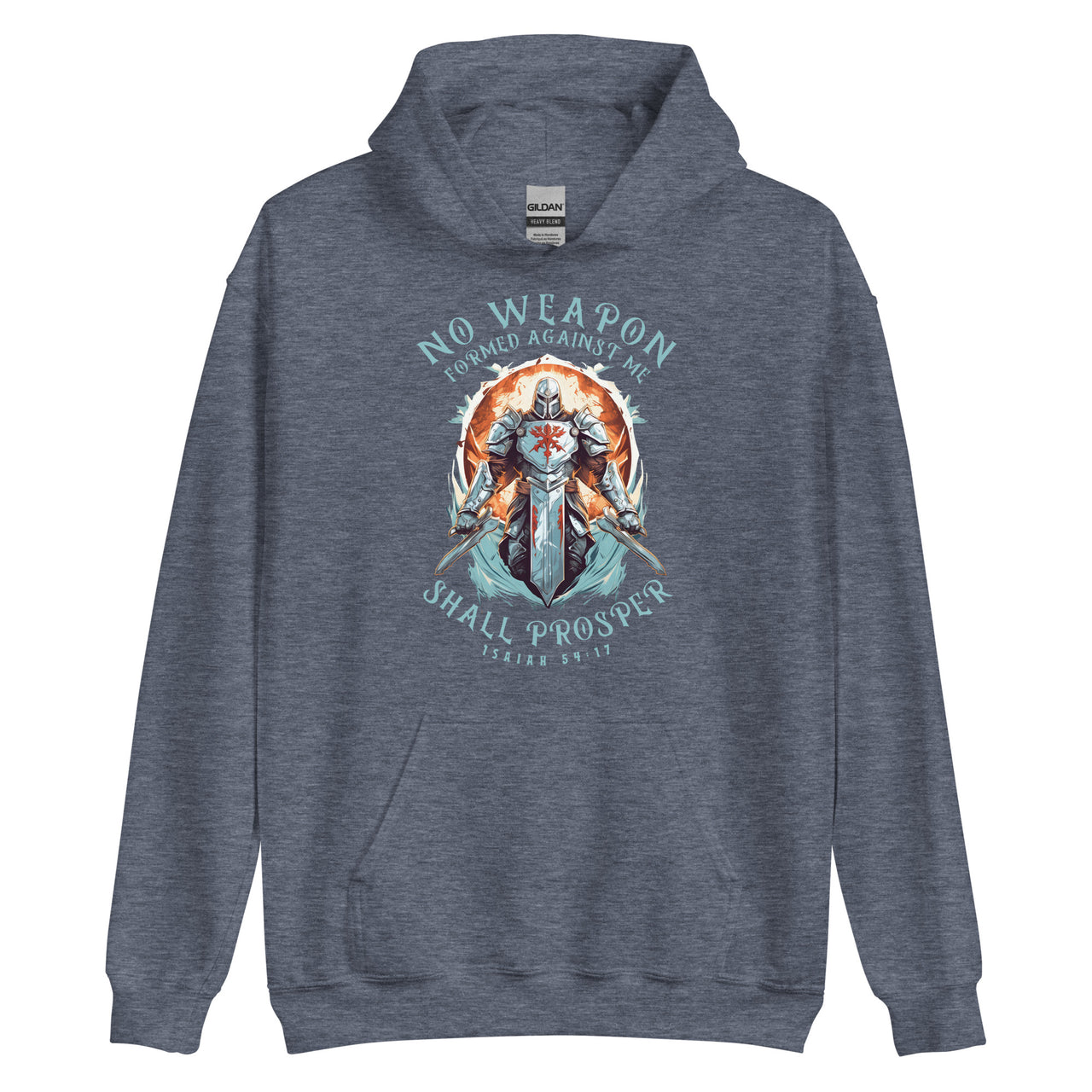 “No Weapon Formed" Unisex Hoodie 7