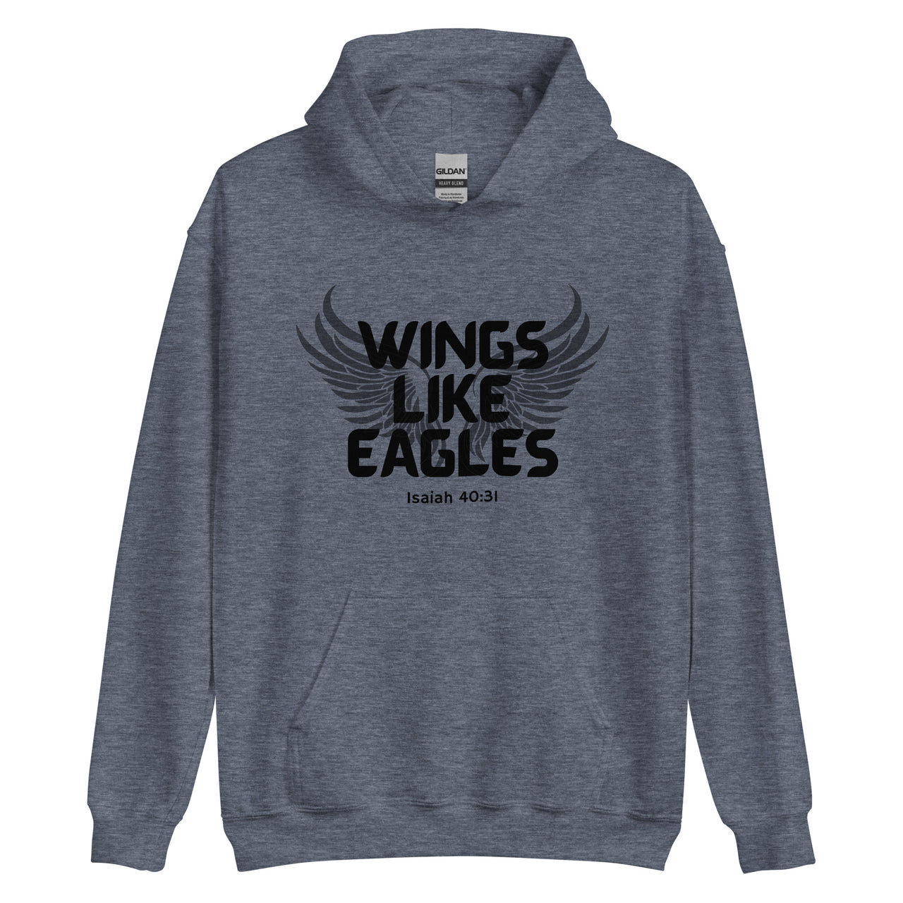 “Wings Like Eagles" Unisex Hoodie 9