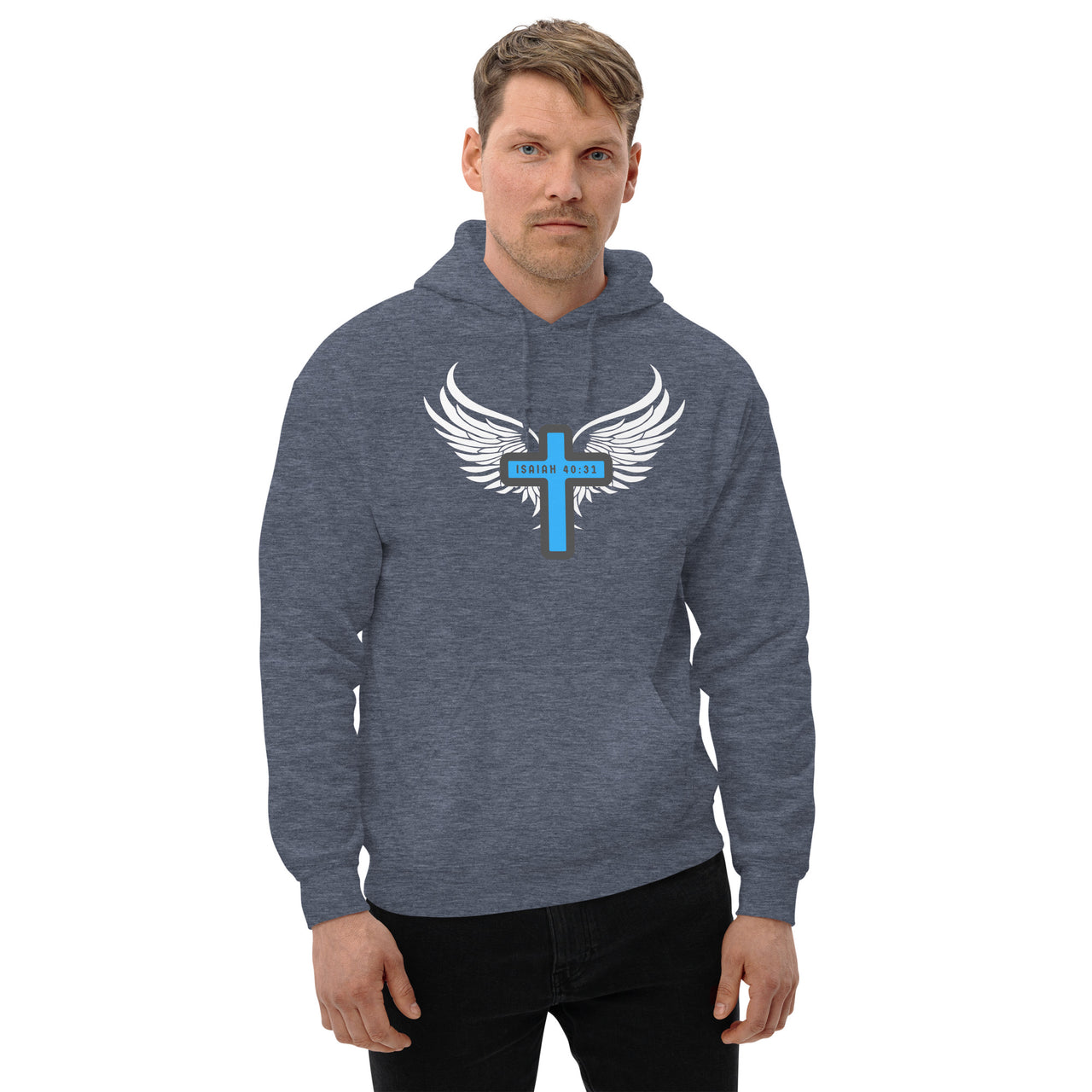 “Wings Like Eagles" Unisex Hoodie 16