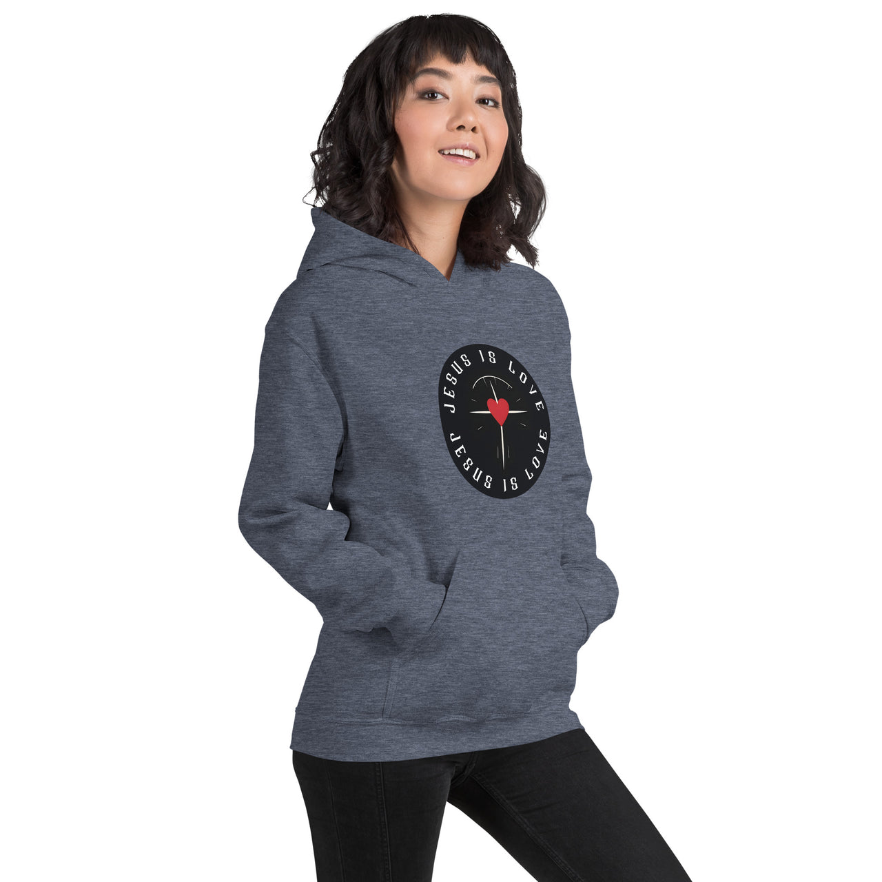 “Jesus is Love" Unisex Hoodie 4