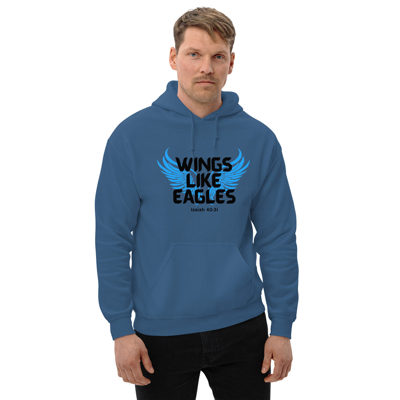 “Wings Like Eagles" Unisex Hoodie 5