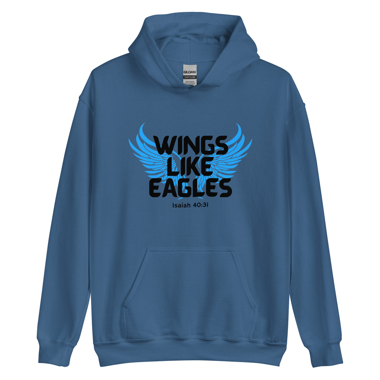 “Wings Like Eagles" Unisex Hoodie 5