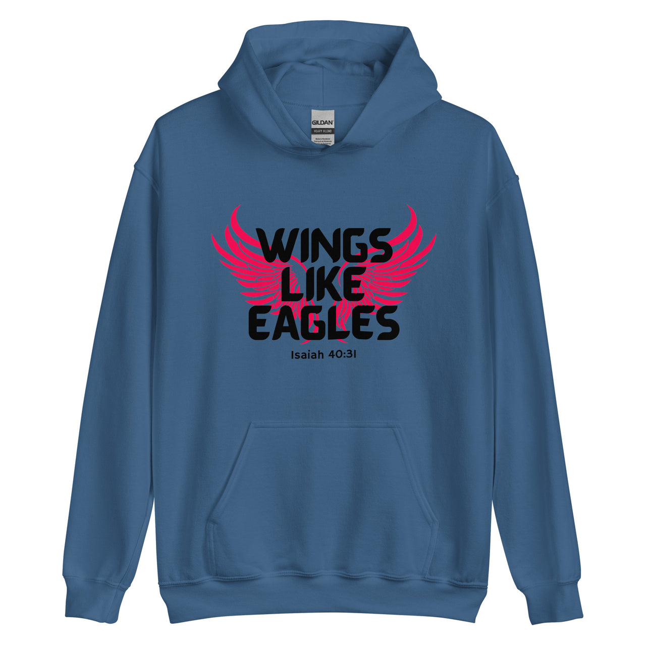 “Wings Like Eagles" Unisex Hoodie 7