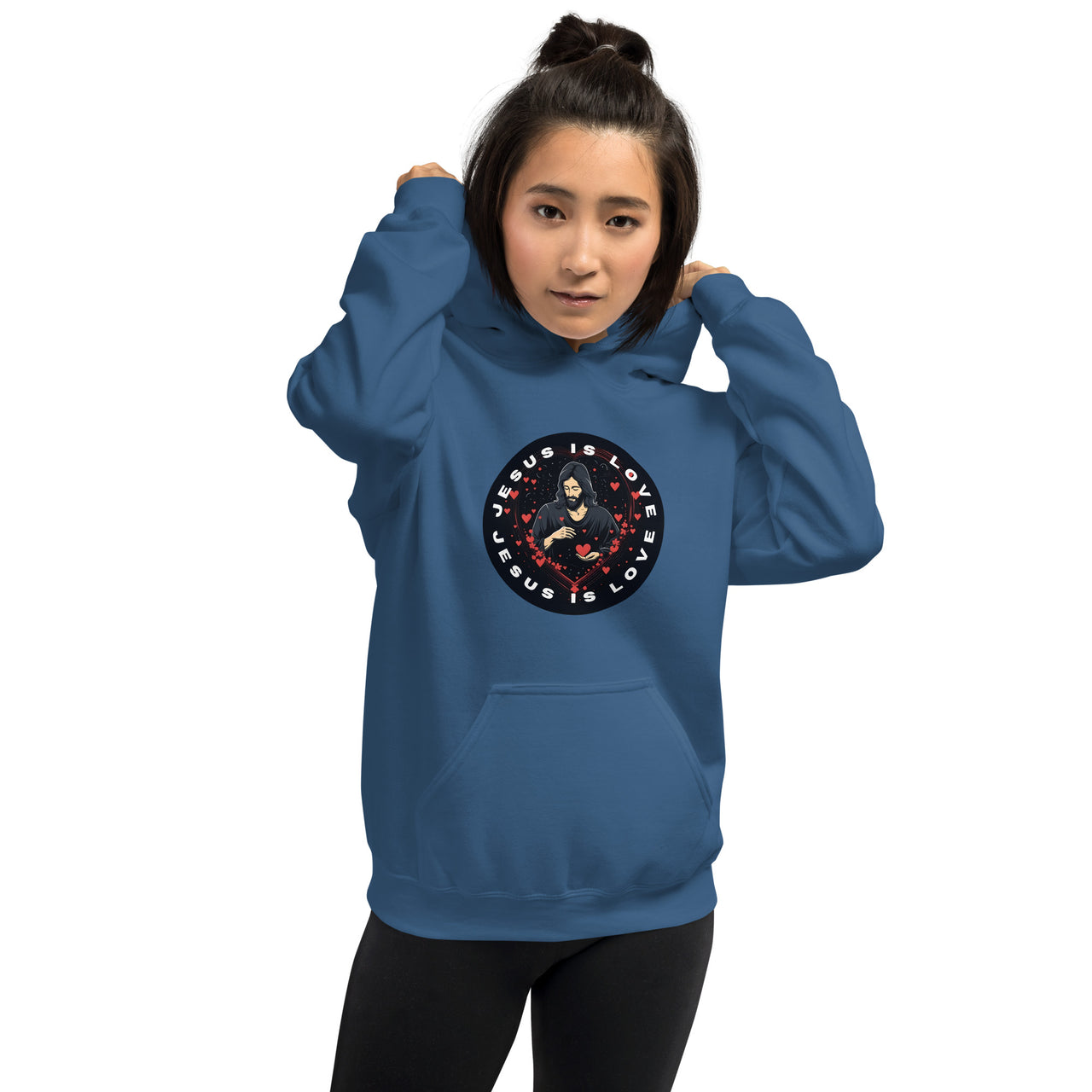 “Jesus is Love" Unisex Hoodie 3