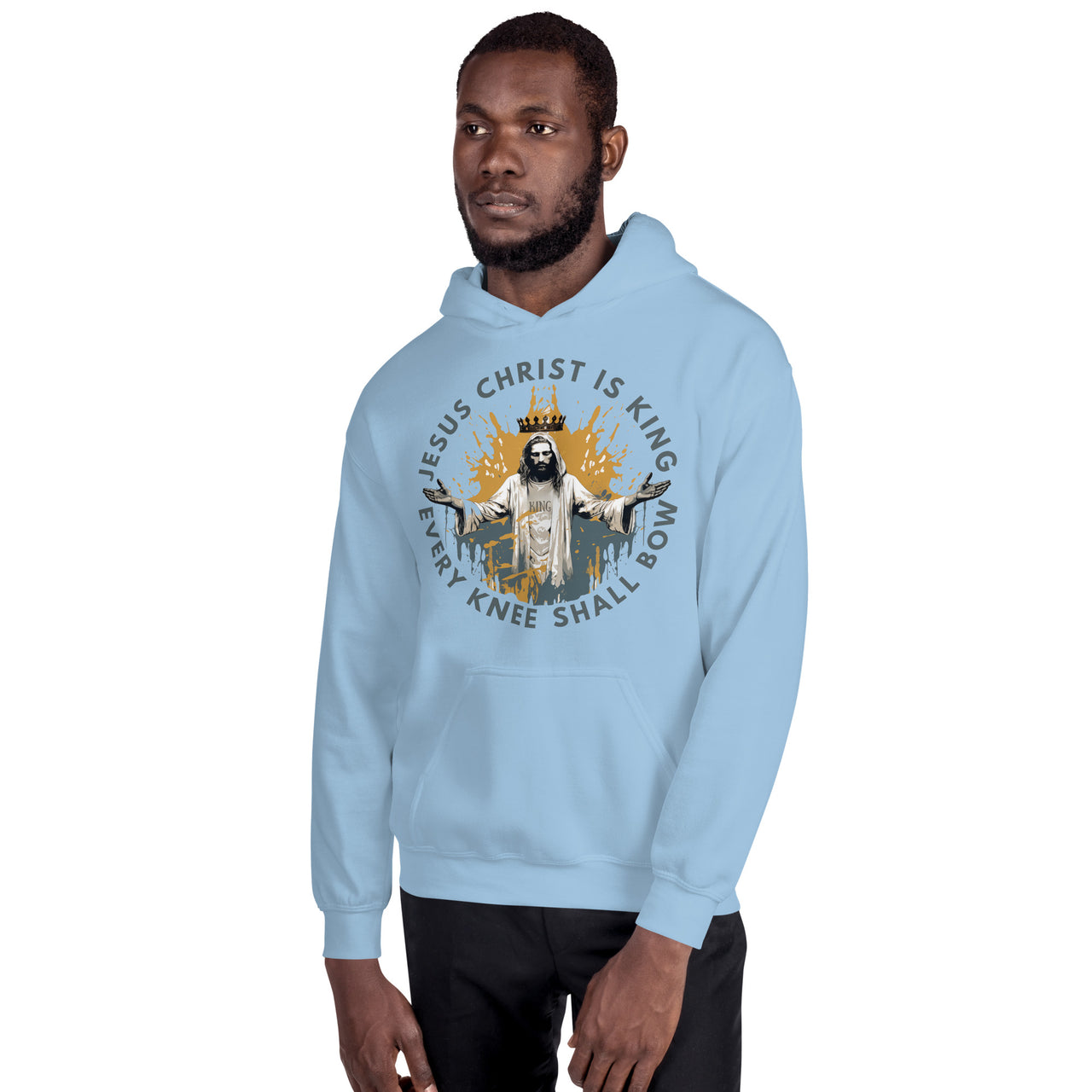 "Every Knee Shall Bow" Unisex Hoodie 3