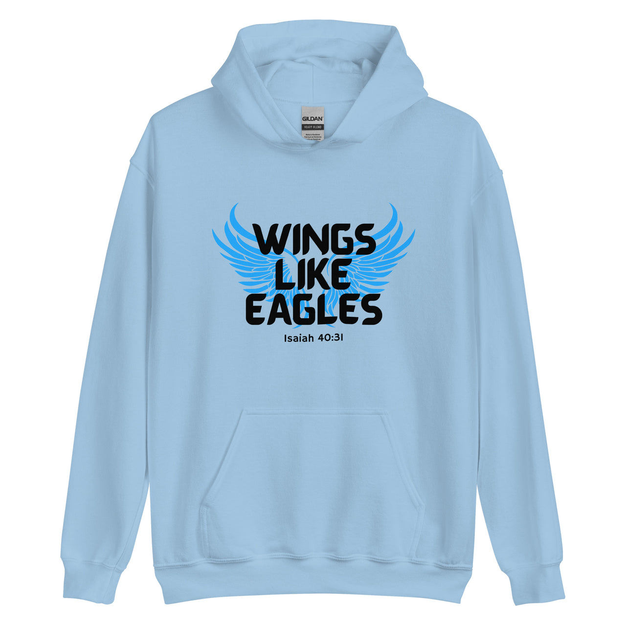 “Wings Like Eagles" Unisex Hoodie 5