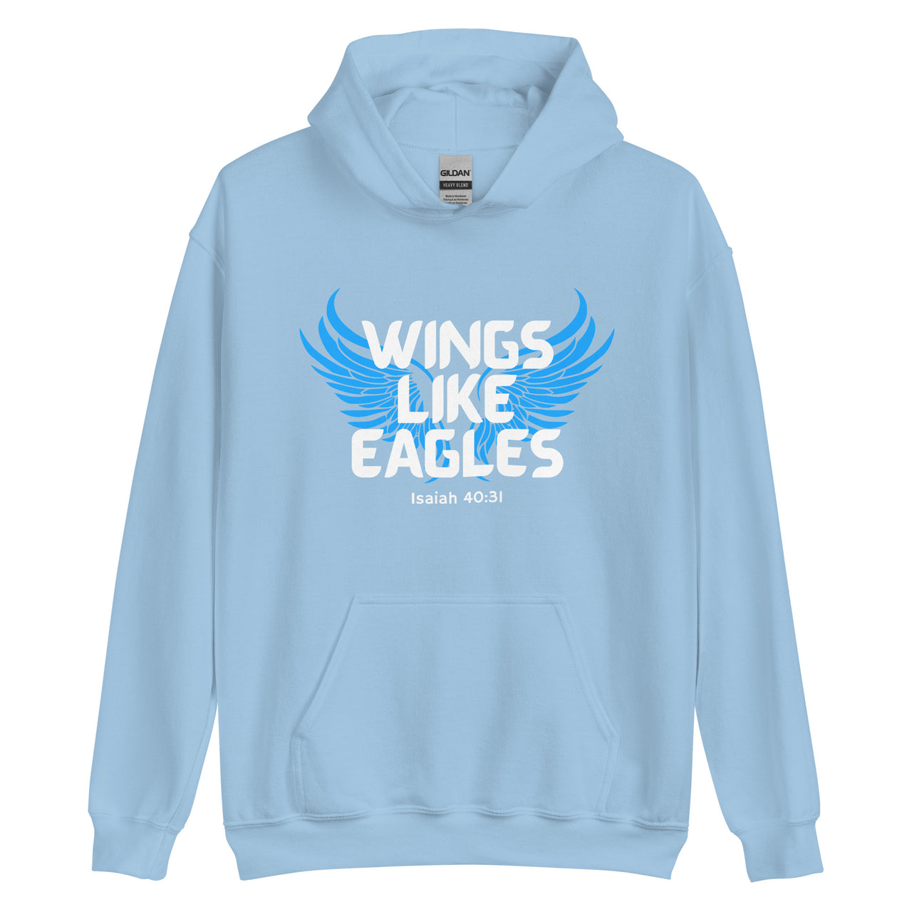 “Wings Like Eagles" Unisex Hoodie 6