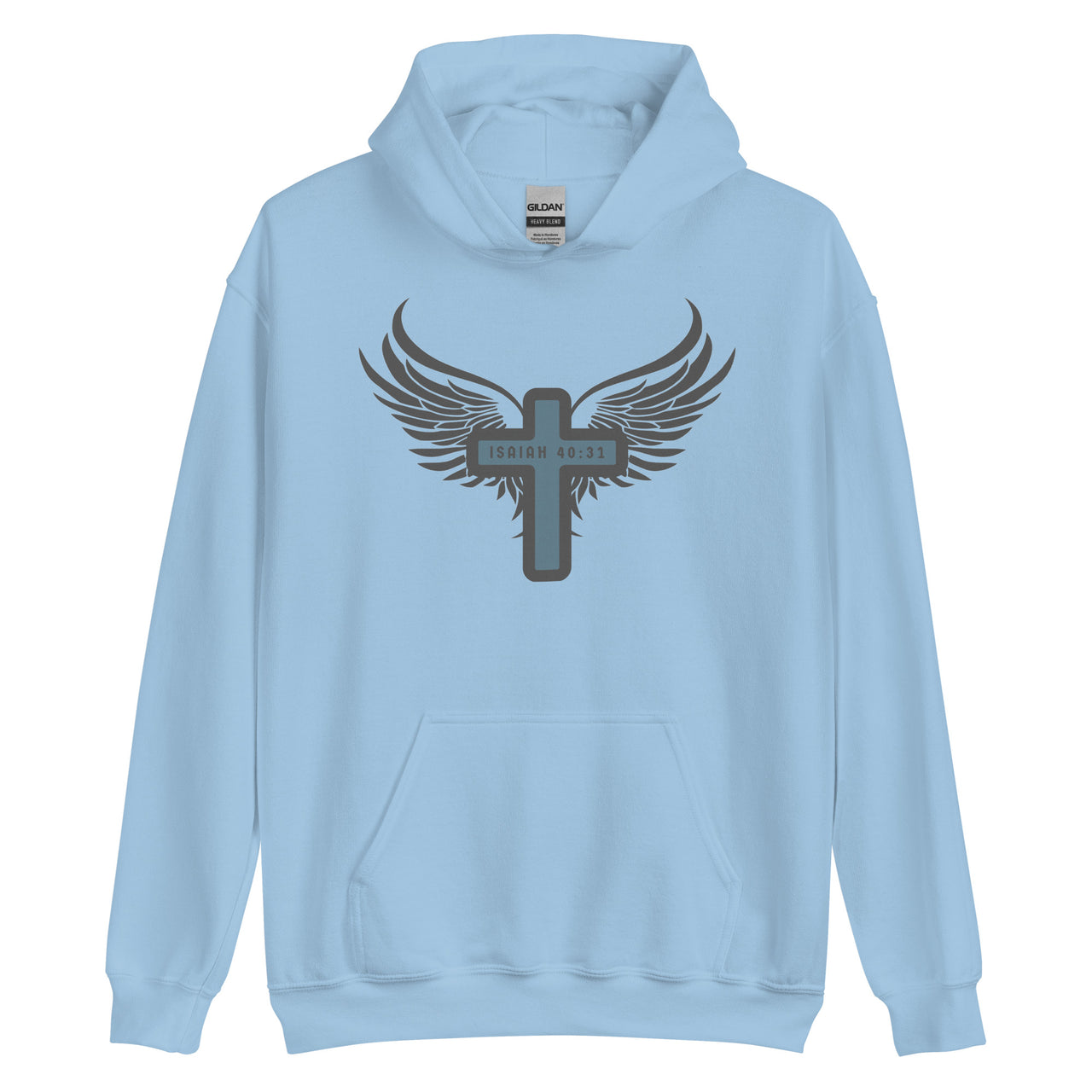 “Wings Like Eagles" Unisex Hoodie 14