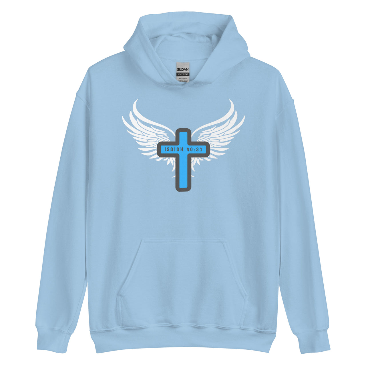 “Wings Like Eagles" Unisex Hoodie 16