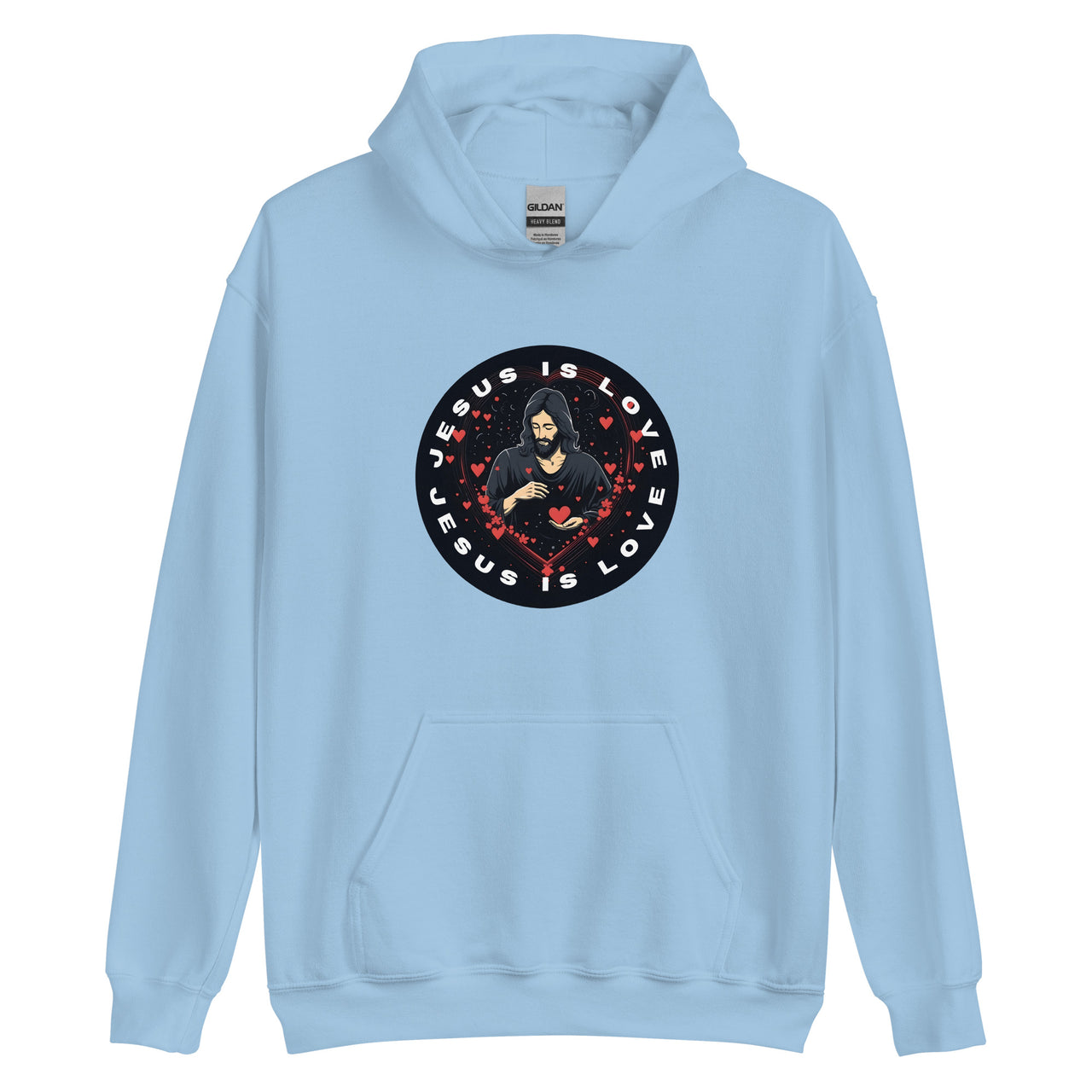 “Jesus is Love" Unisex Hoodie 3