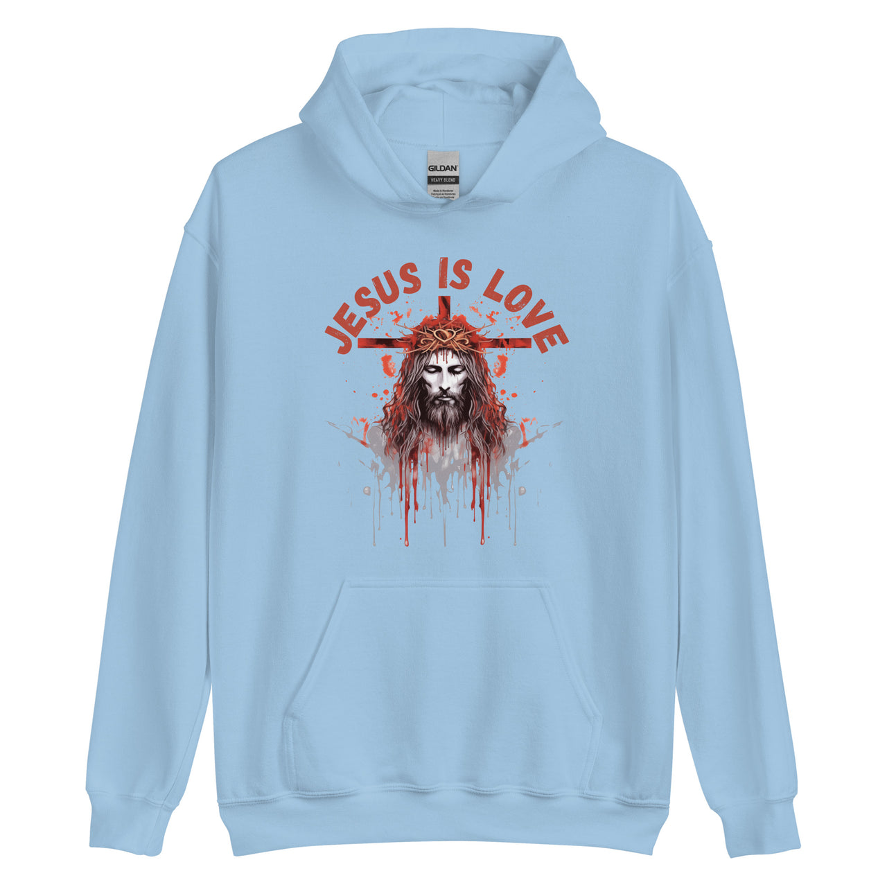 “Jesus is Love" Unisex Hoodie 8