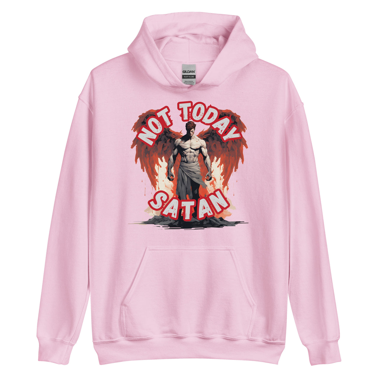 "Not Today Satan" Unisex Hoodie 1