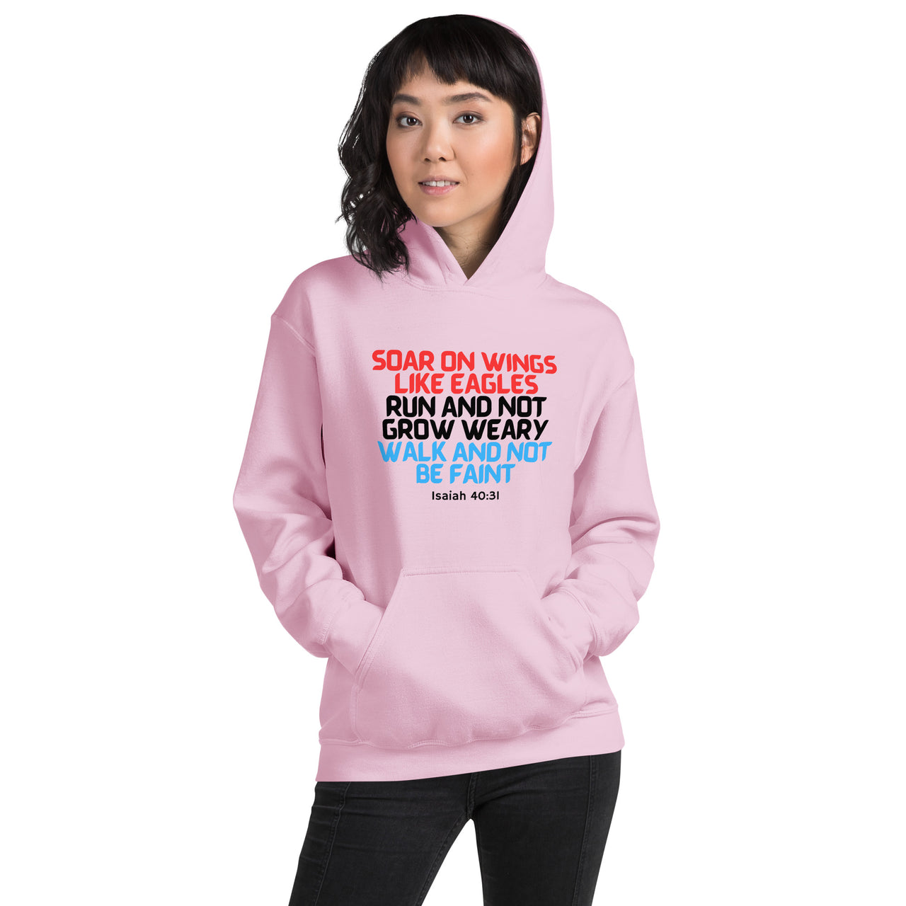 “Wings Like Eagles" Unisex Hoodie 1