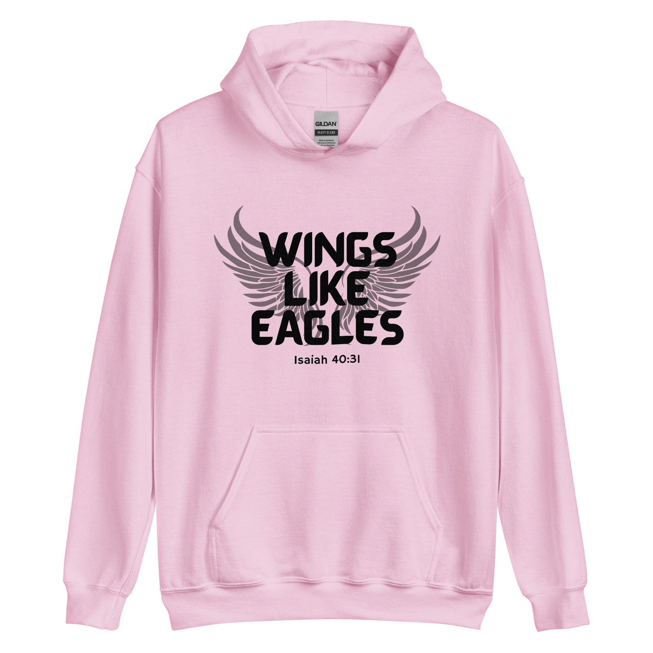 “Wings Like Eagles" Unisex Hoodie 9