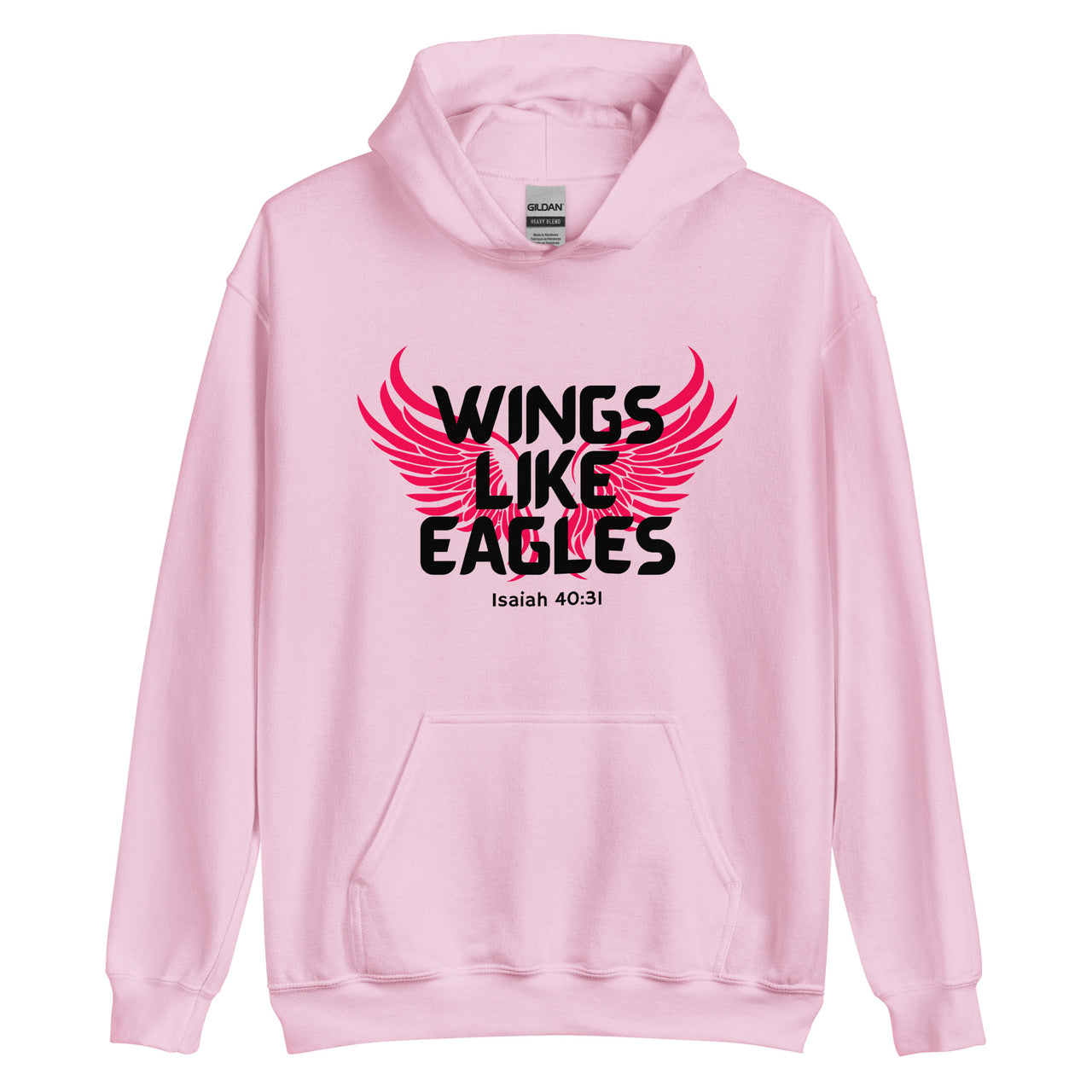 “Wings Like Eagles" Unisex Hoodie 7