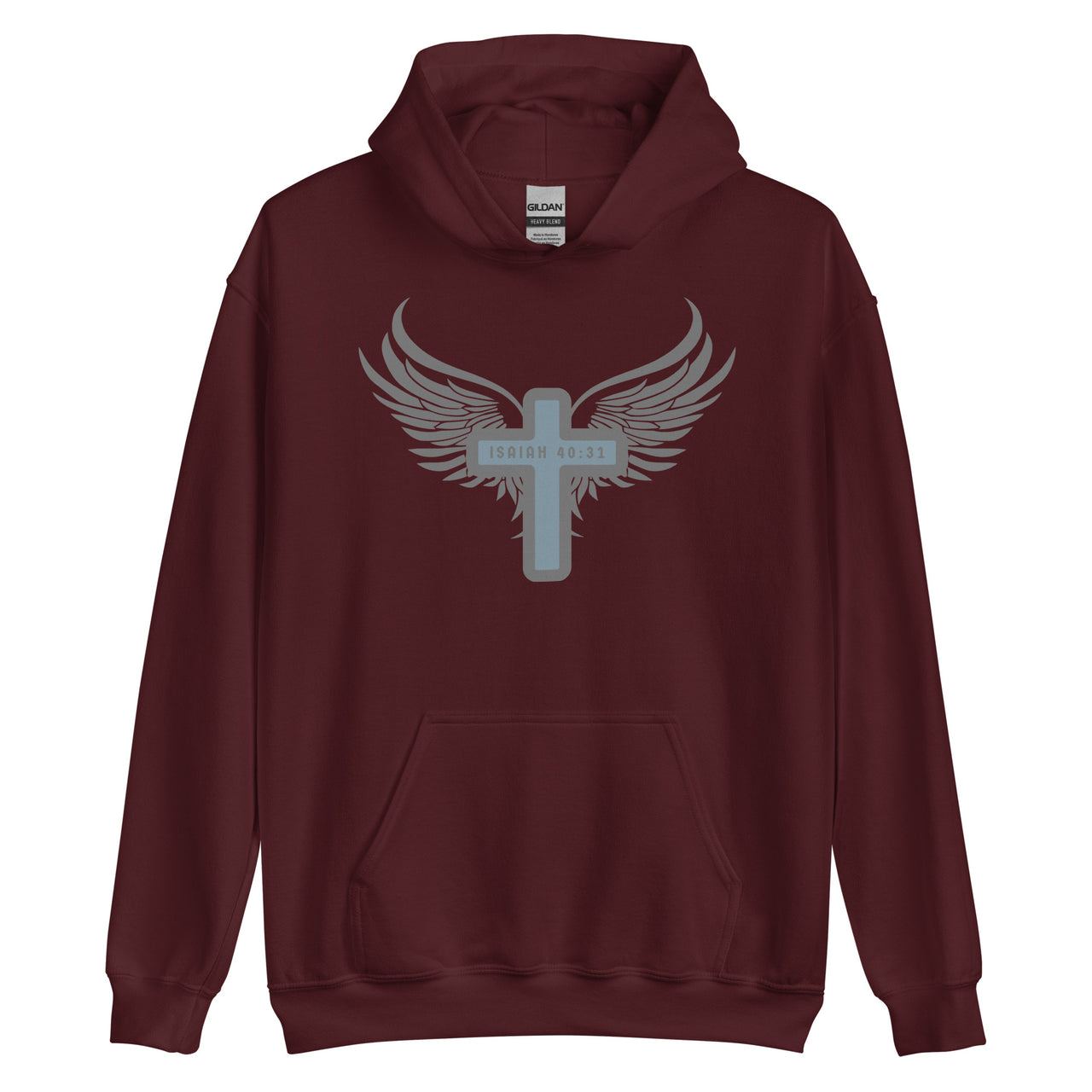 “Wings Like Eagles" Unisex Hoodie 14