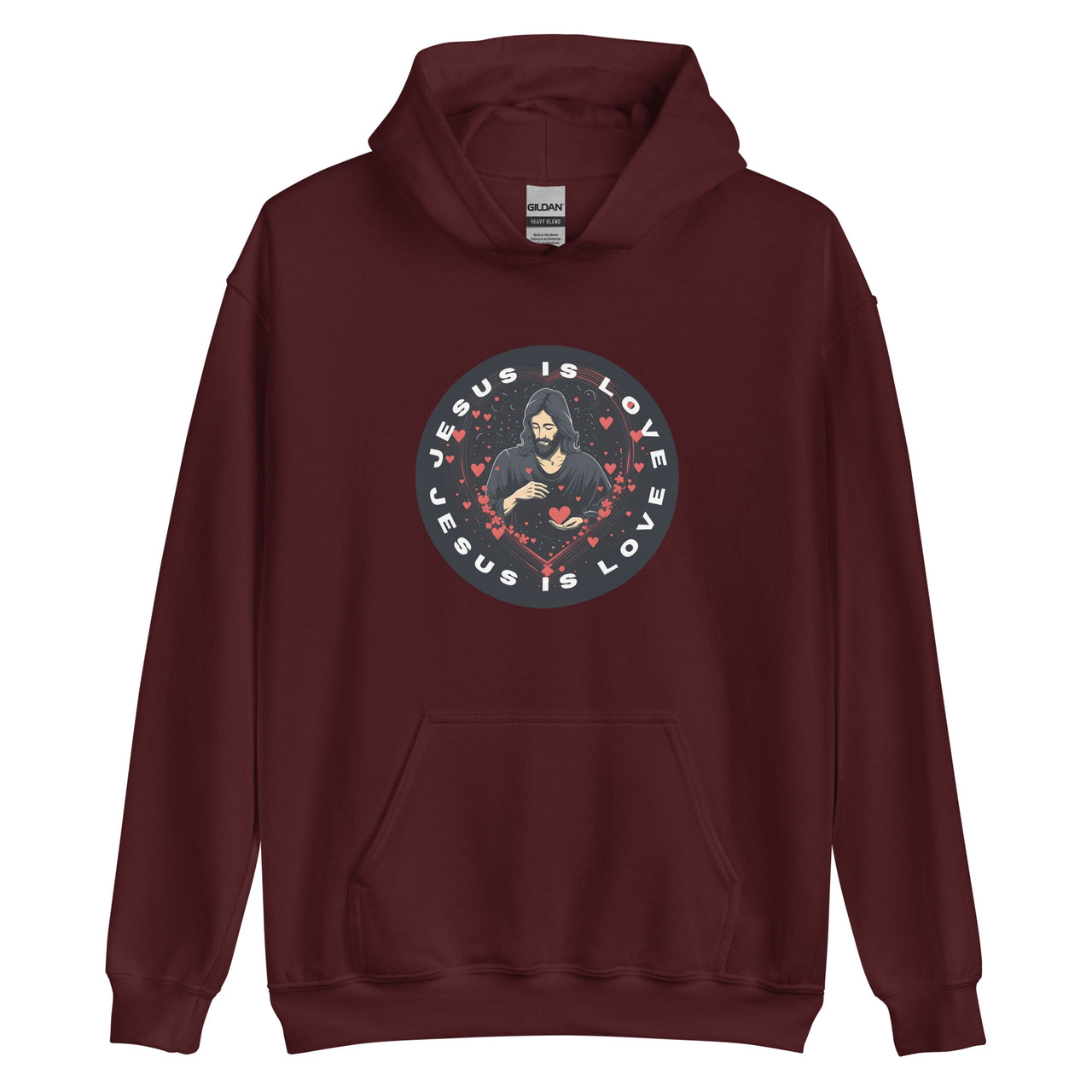 “Jesus is Love" Unisex Hoodie 3