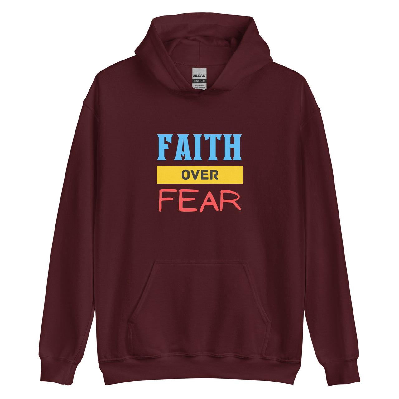 “Faith Over Fear" Unisex Hoodie 3