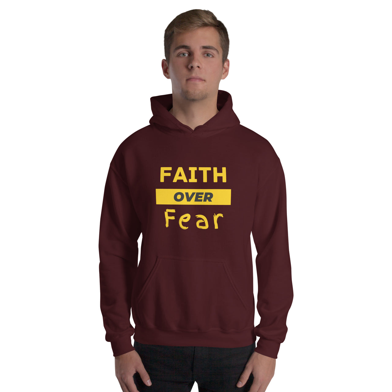 “Faith Over Fear" Unisex Hoodie 1