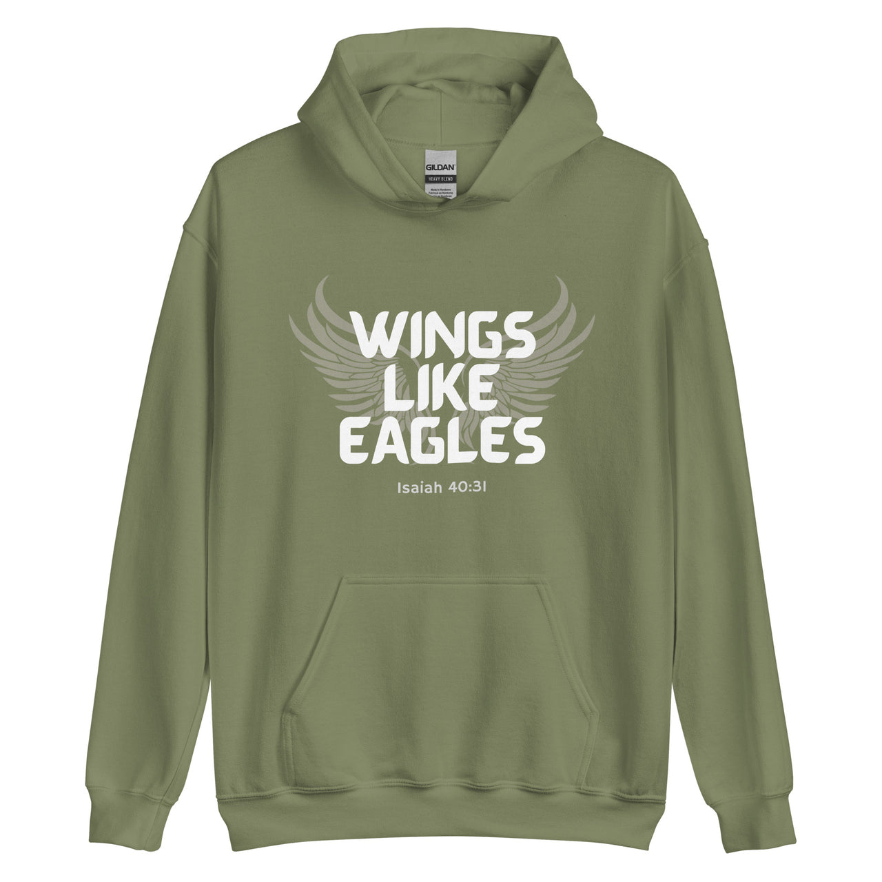 “Wings Like Eagles" Unisex Hoodie 10