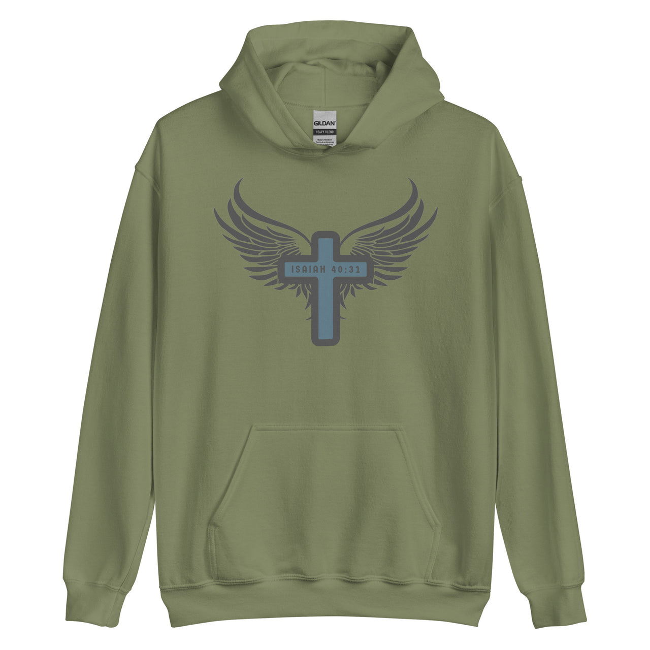 “Wings Like Eagles" Unisex Hoodie 14