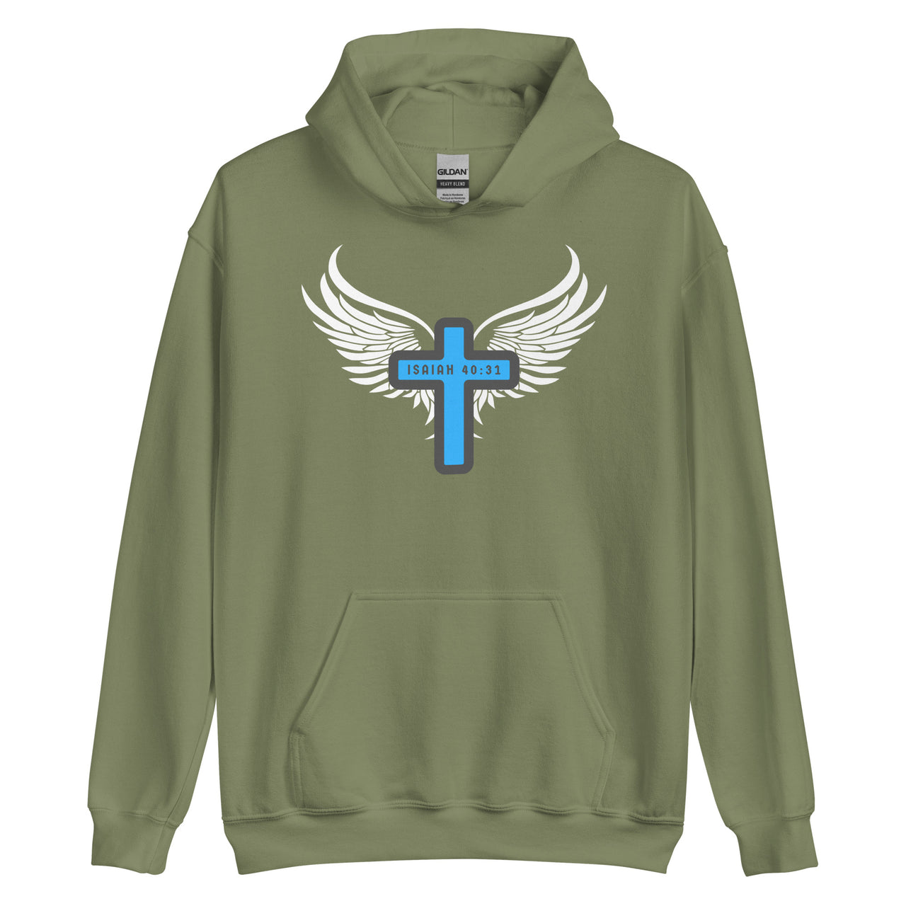 “Wings Like Eagles" Unisex Hoodie 16