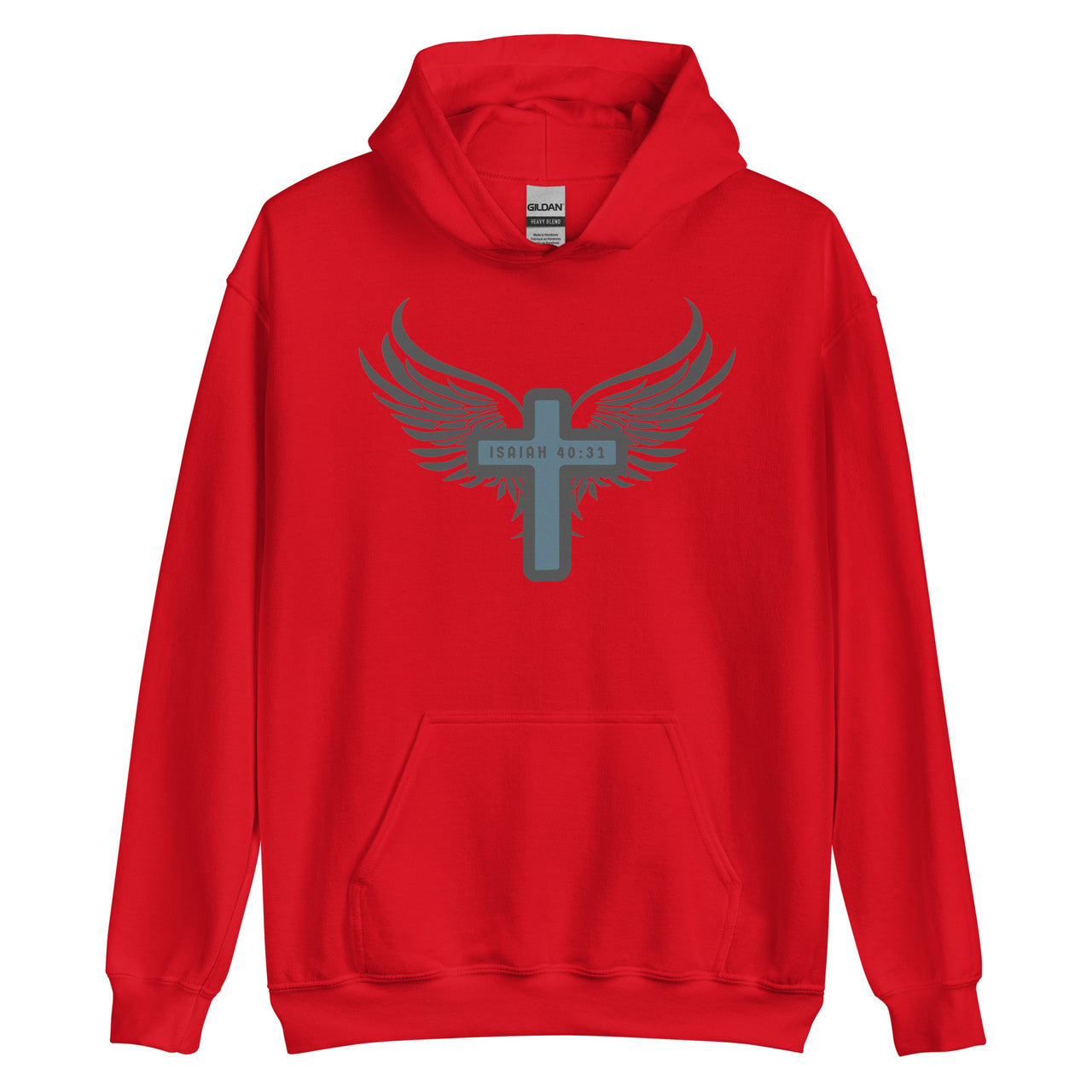 “Wings Like Eagles" Unisex Hoodie 14