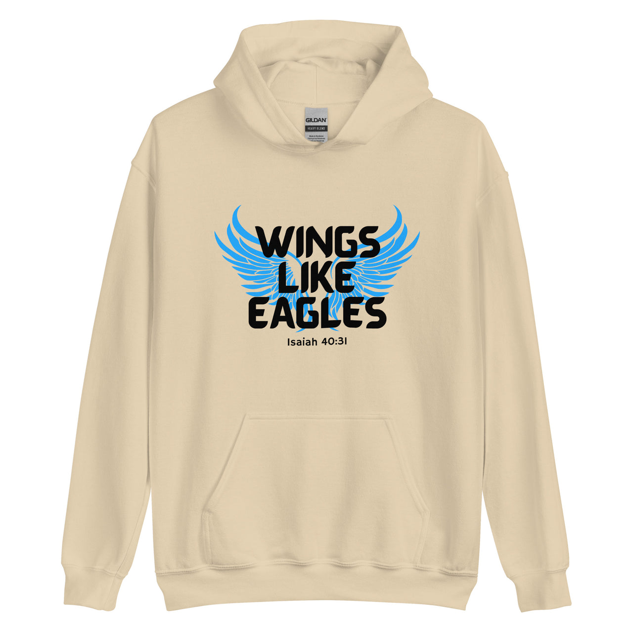 “Wings Like Eagles" Unisex Hoodie 5