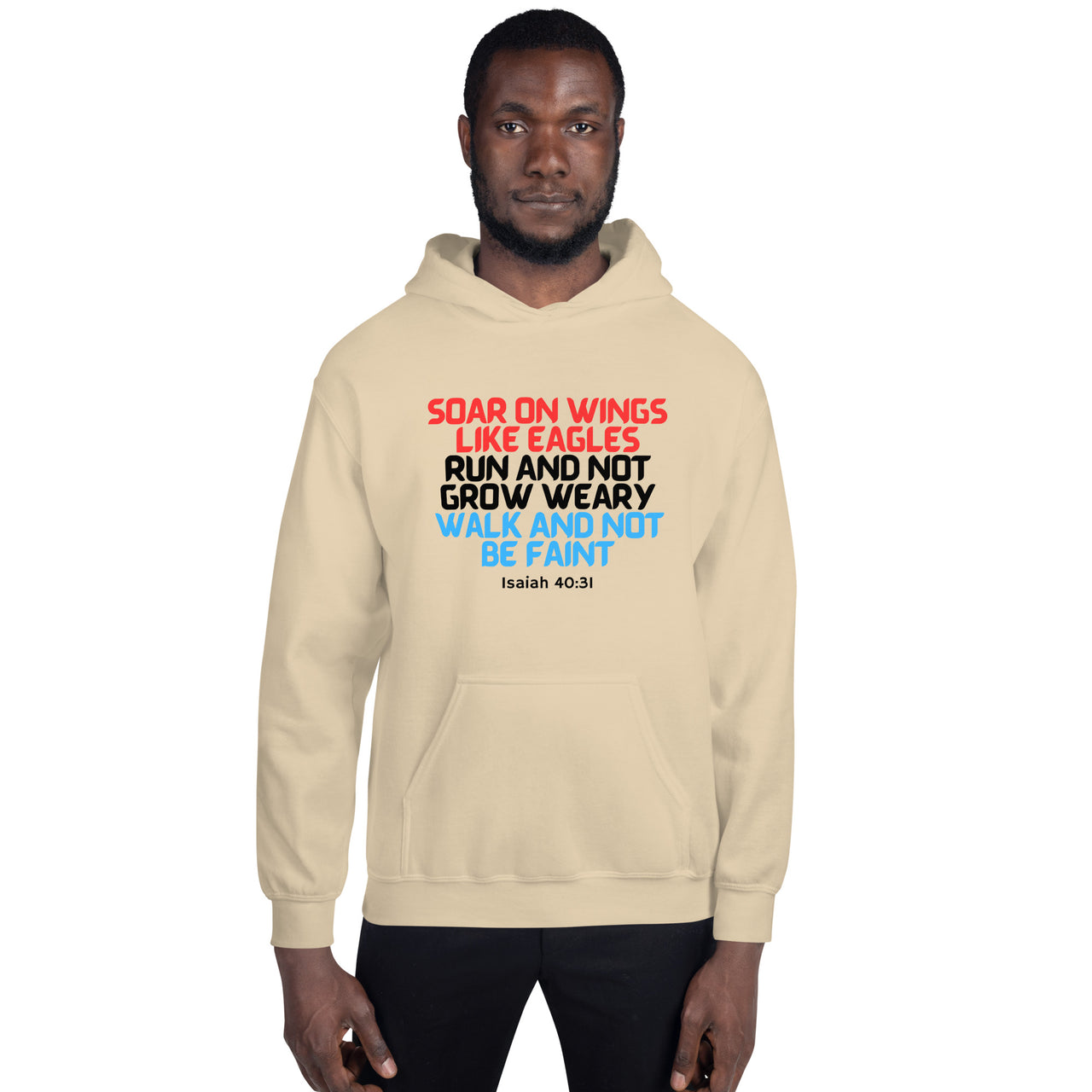 “Wings Like Eagles" Unisex Hoodie 1