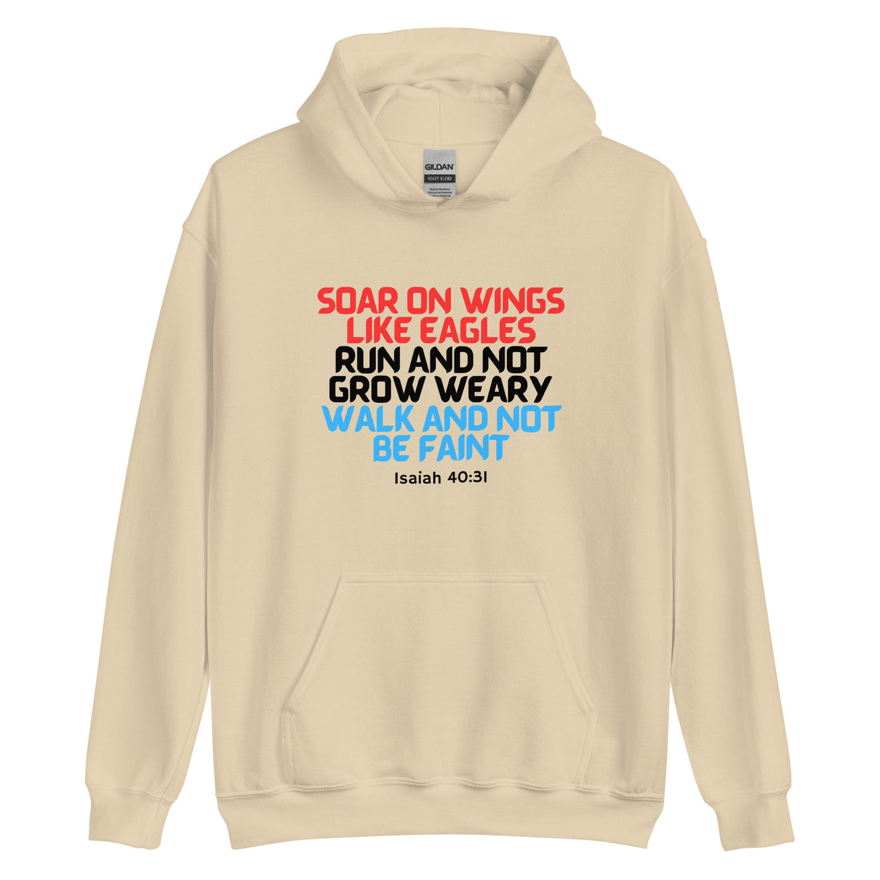 “Wings Like Eagles" Unisex Hoodie 1