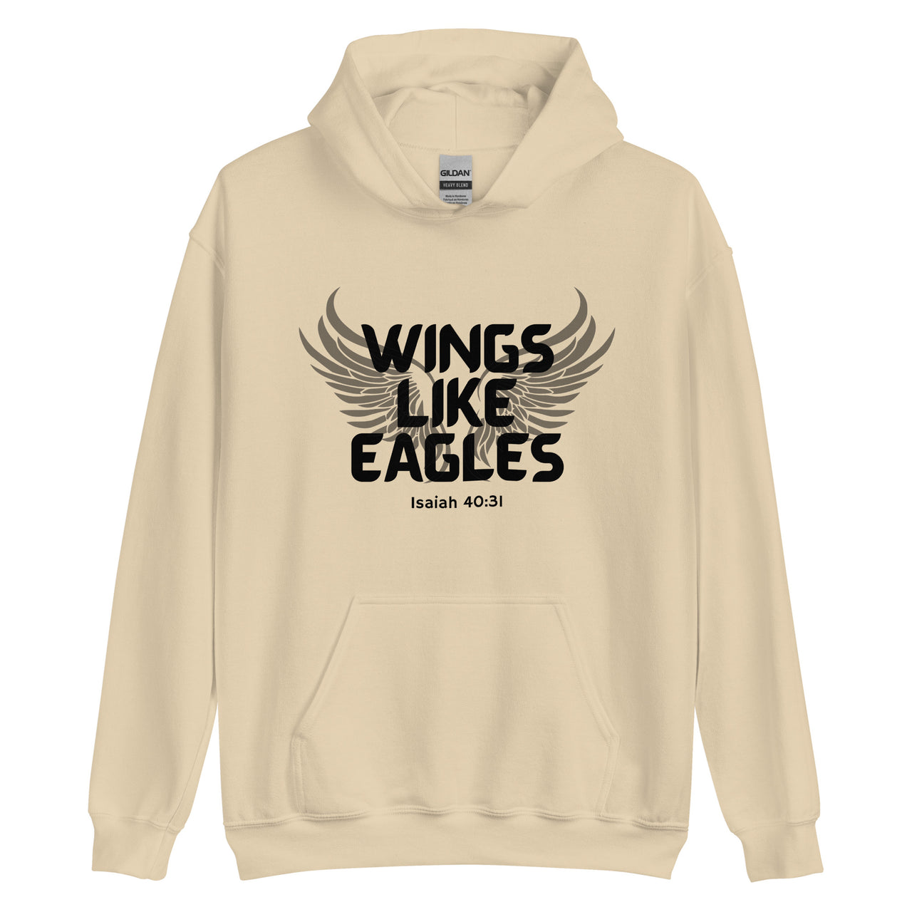 “Wings Like Eagles" Unisex Hoodie 9