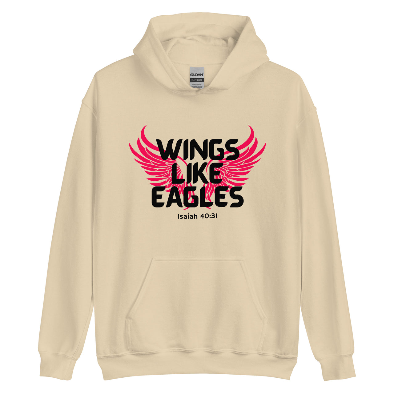 “Wings Like Eagles" Unisex Hoodie 7