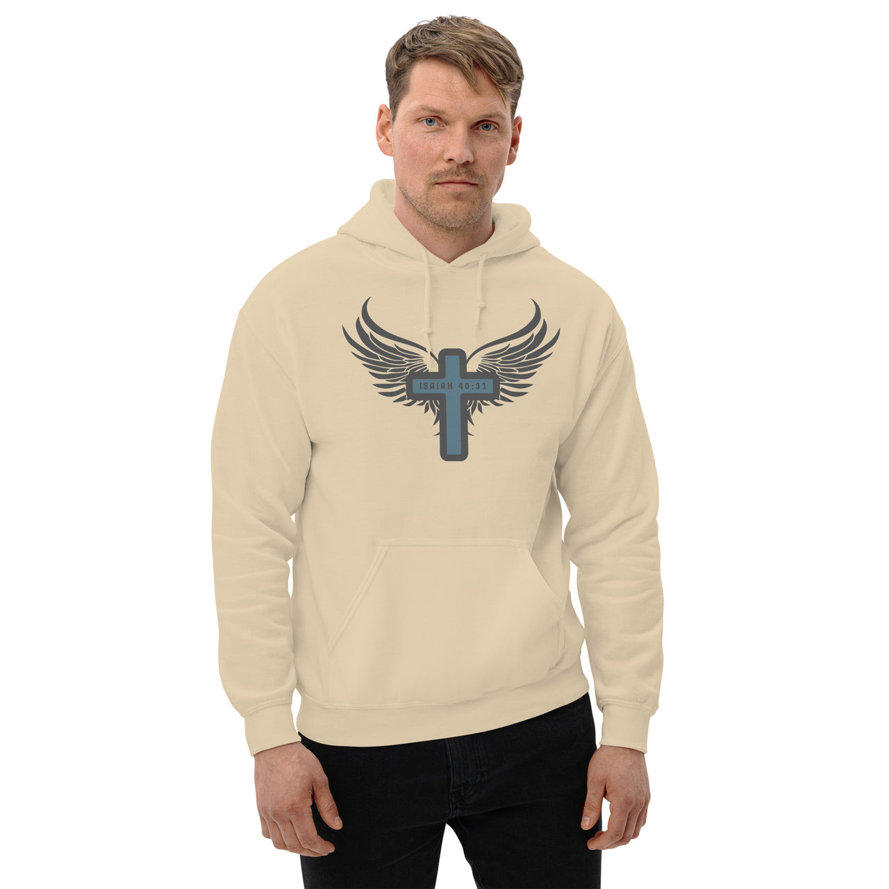 “Wings Like Eagles" Unisex Hoodie 14