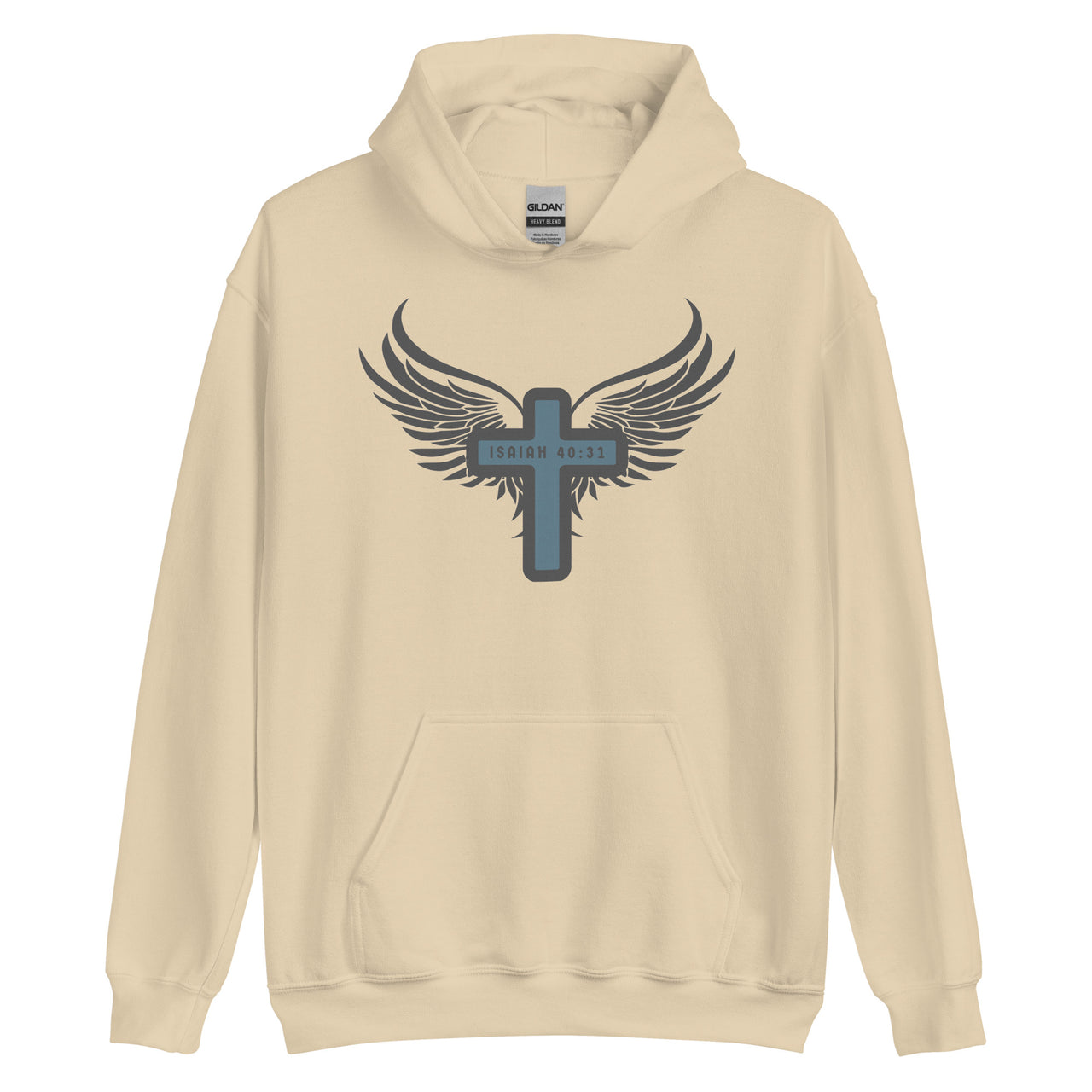 “Wings Like Eagles" Unisex Hoodie 14