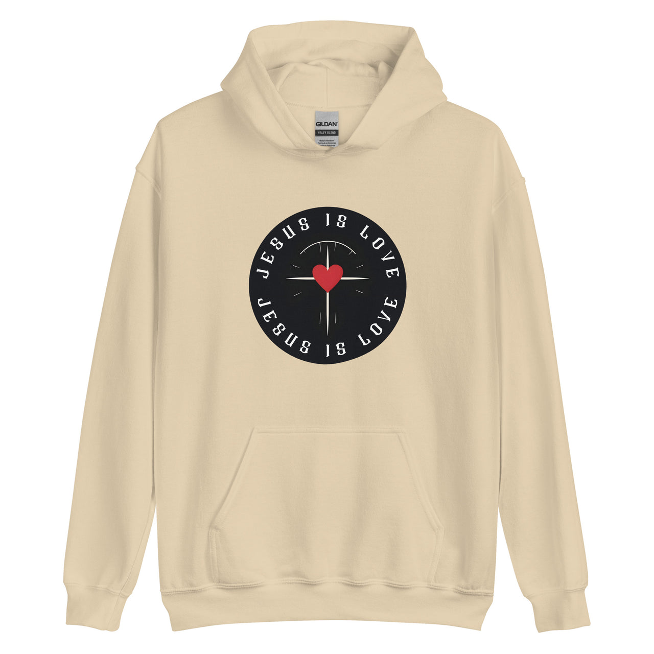 “Jesus is Love" Unisex Hoodie 4