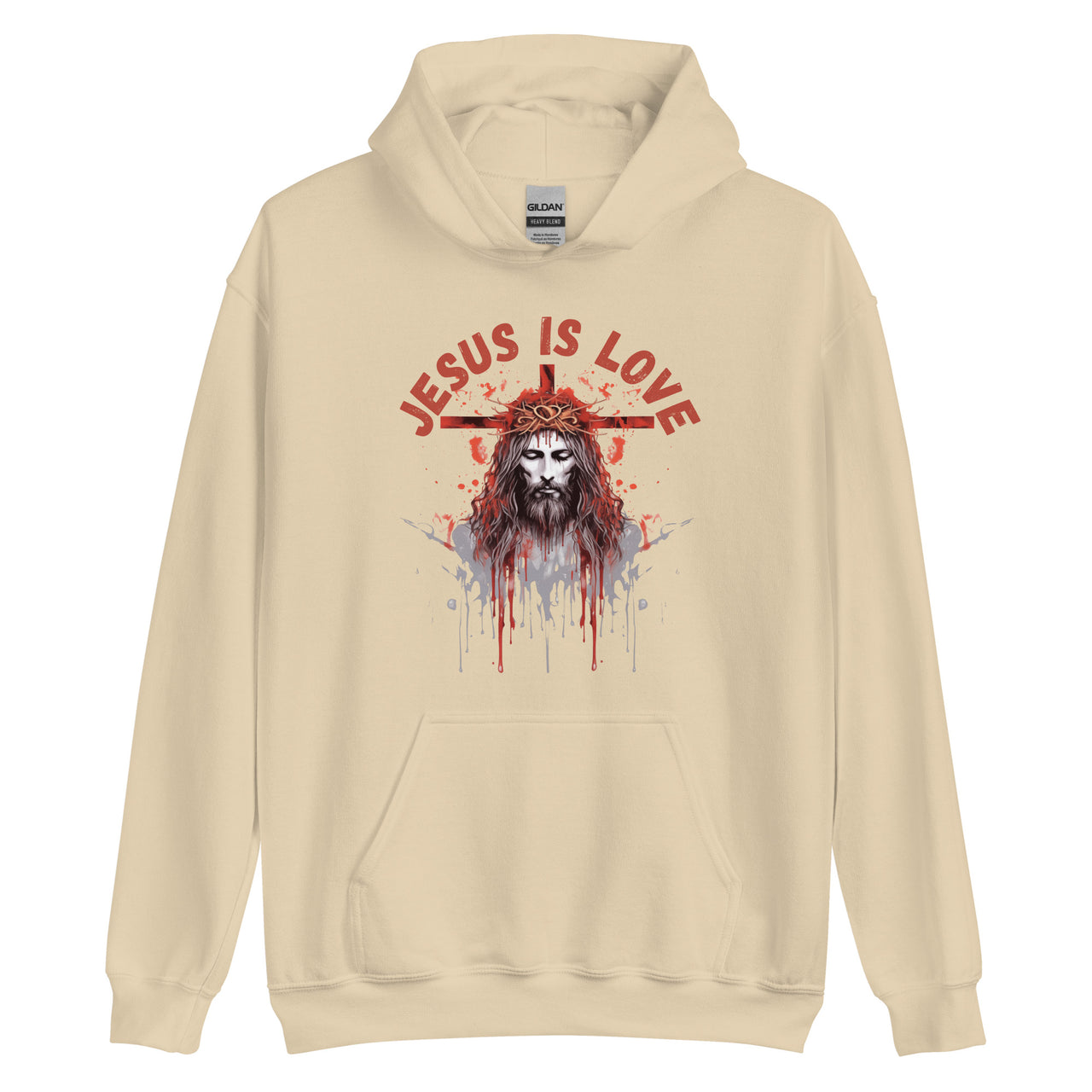 “Jesus is Love" Unisex Hoodie 8