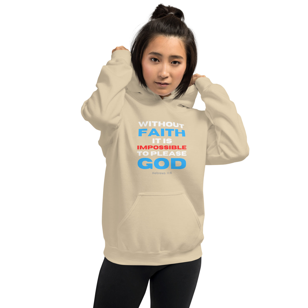 “Without Faith" Unisex Hoodie 8