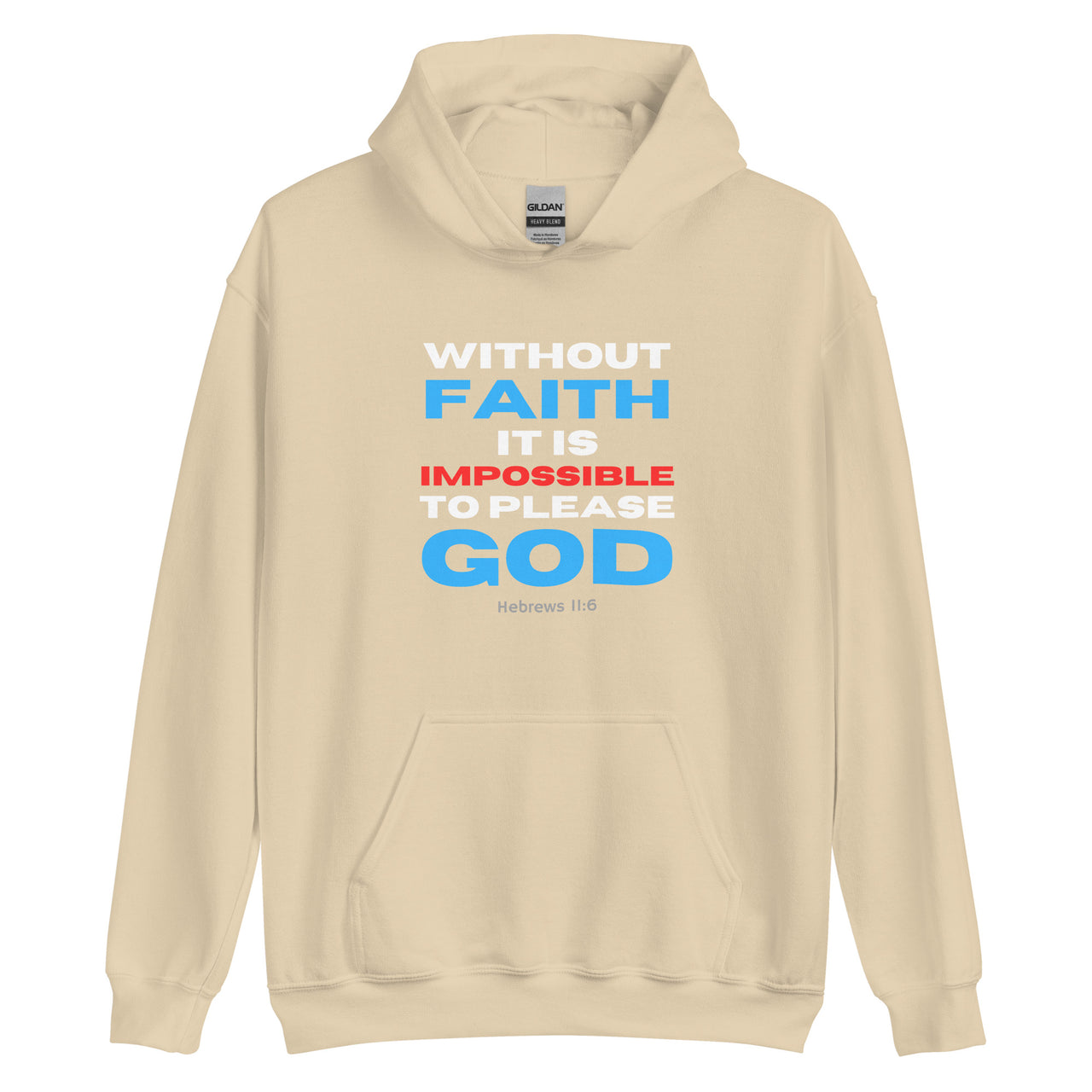 “Without Faith" Unisex Hoodie 8