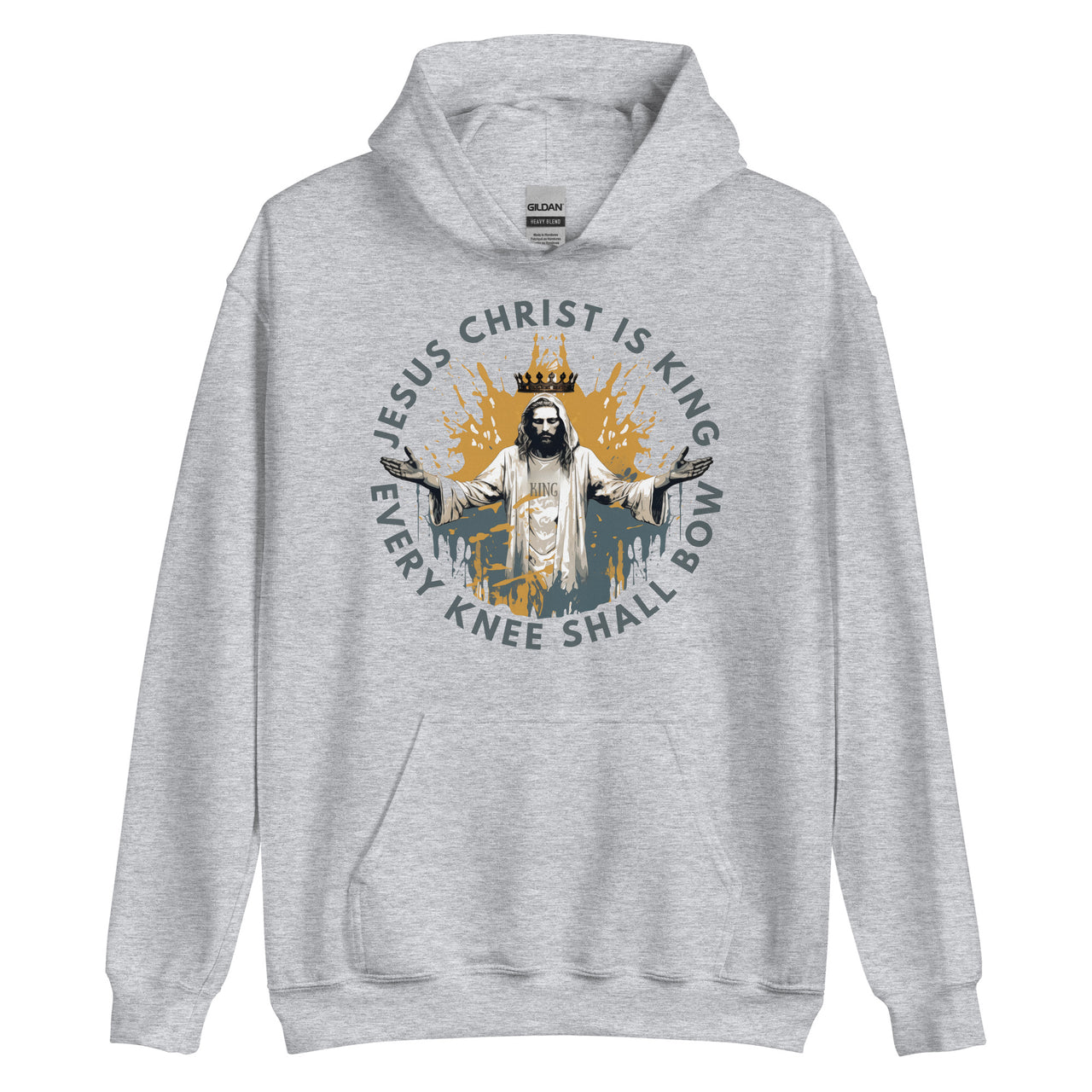 "Every Knee Shall Bow" Unisex Hoodie 3