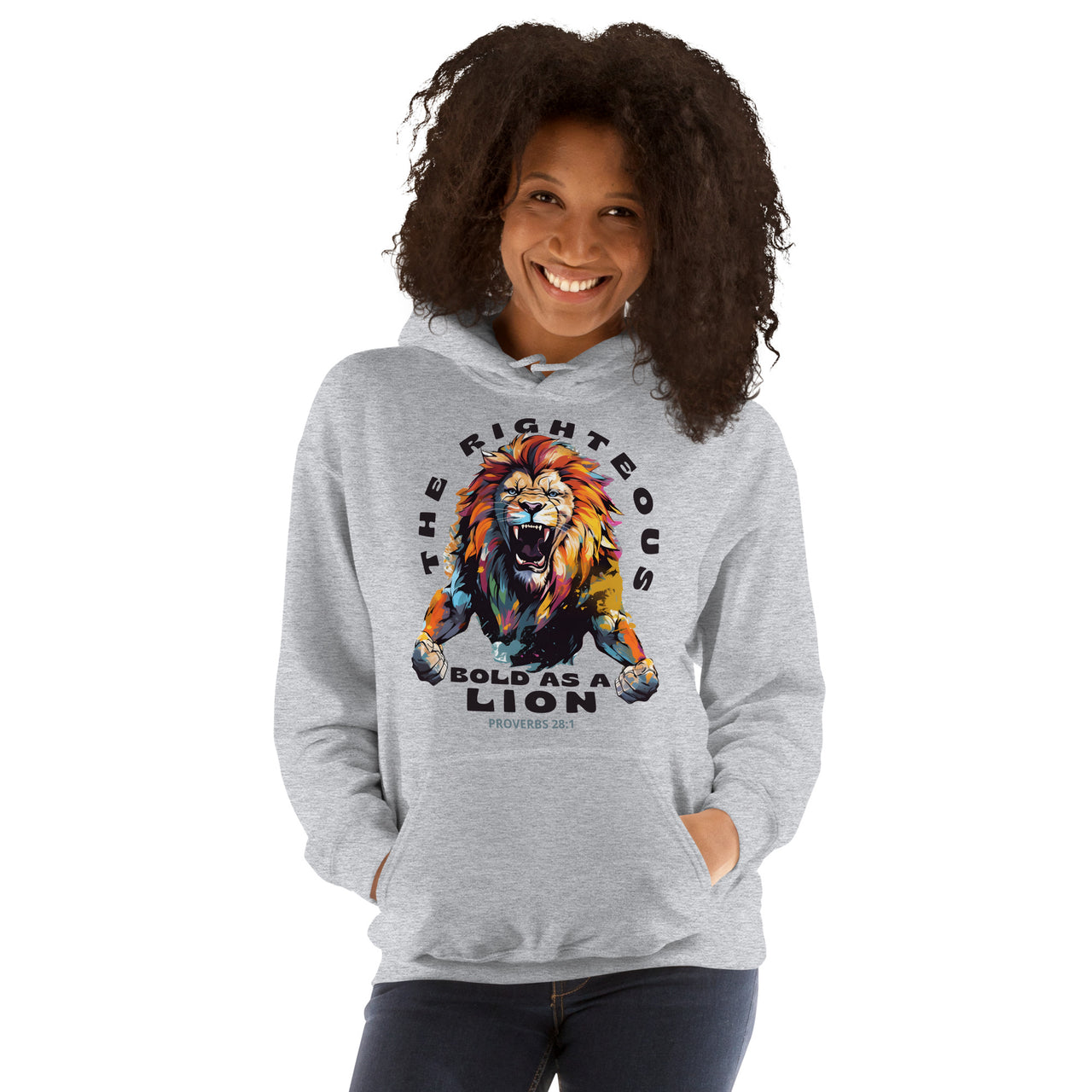 “Bold as a Lion” Unisex Hoodie 5