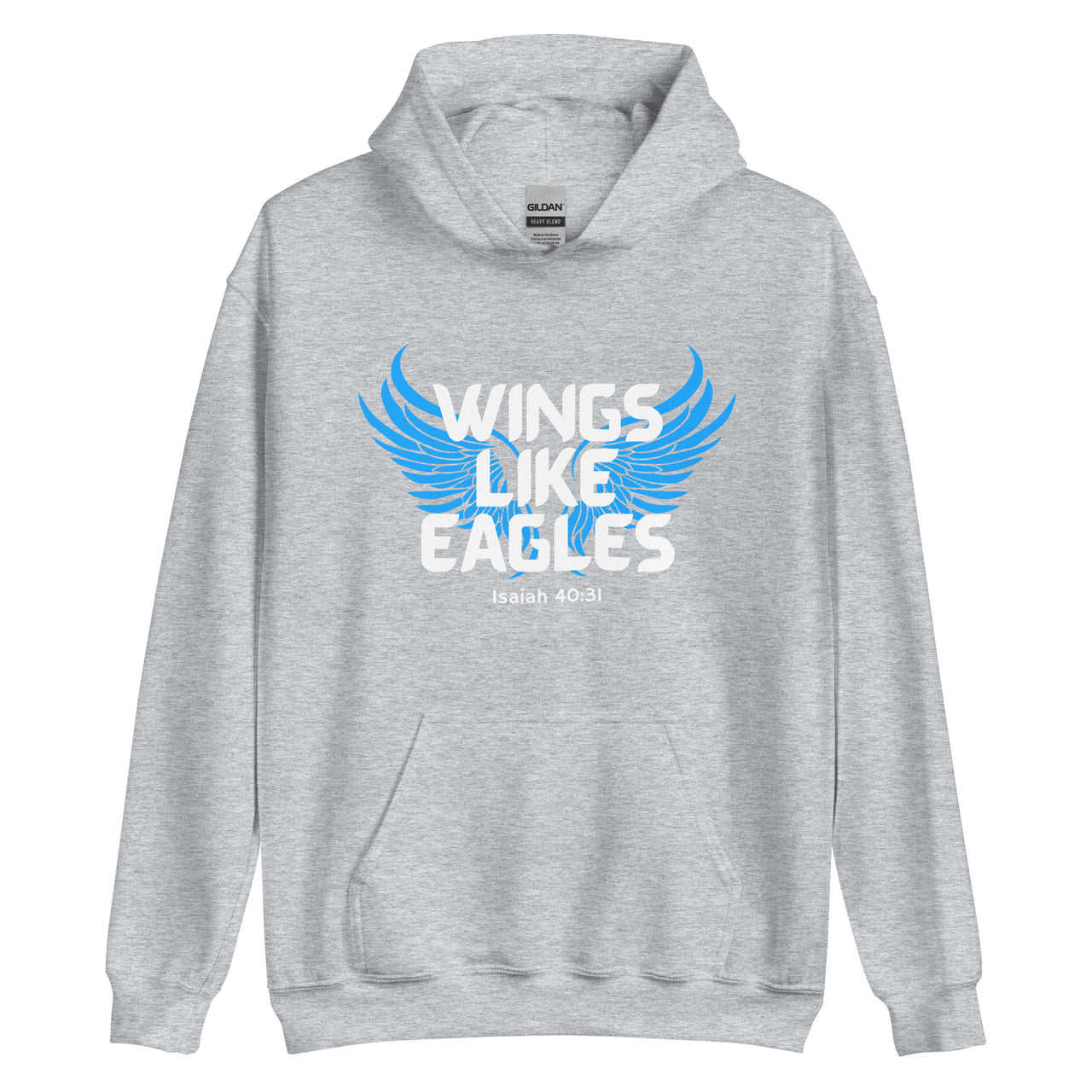 “Wings Like Eagles" Unisex Hoodie 6