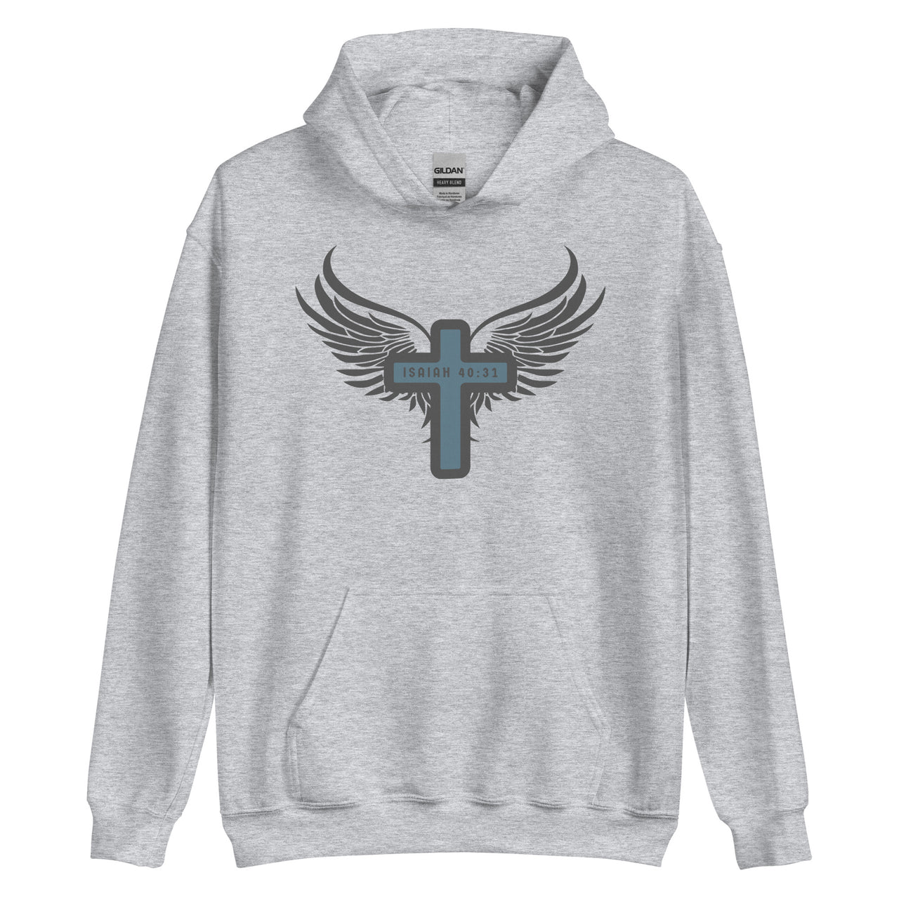 “Wings Like Eagles" Unisex Hoodie 14