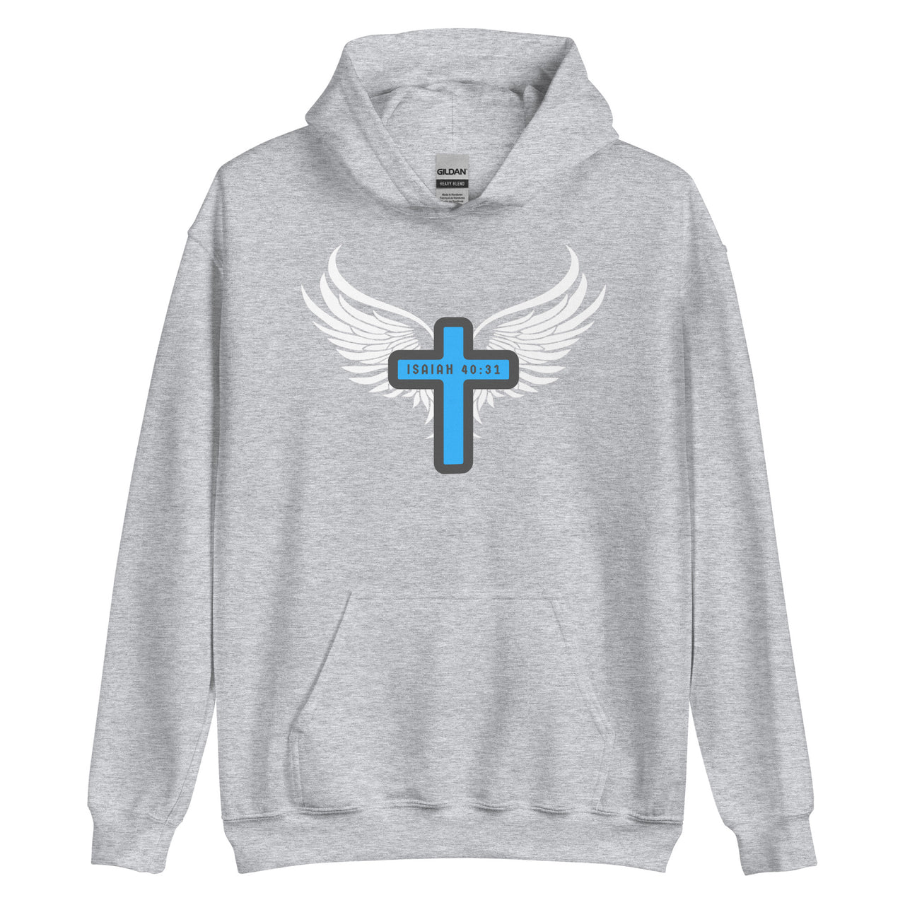 “Wings Like Eagles" Unisex Hoodie 16