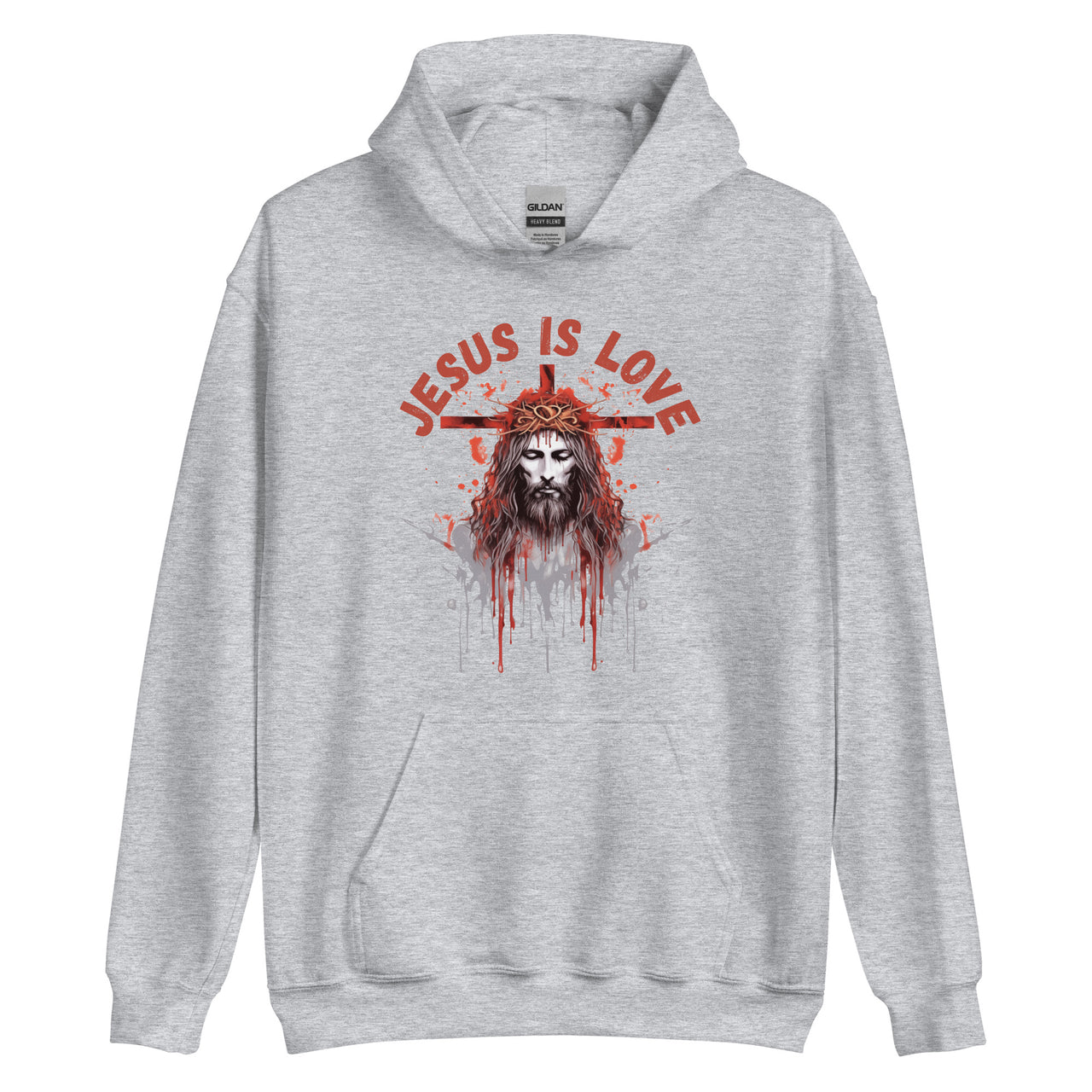 “Jesus is Love" Unisex Hoodie 8