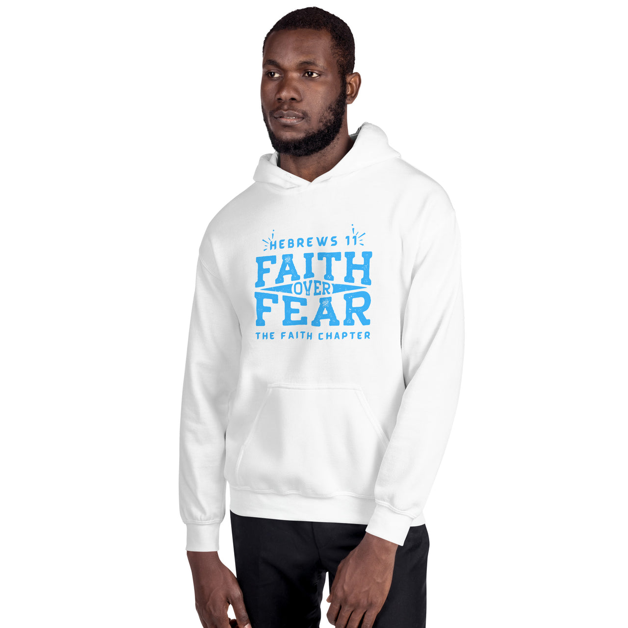 “Faith Over Fear" Unisex Hoodie 9