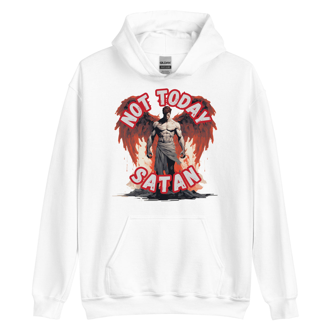 "Not Today Satan" Unisex Hoodie 1