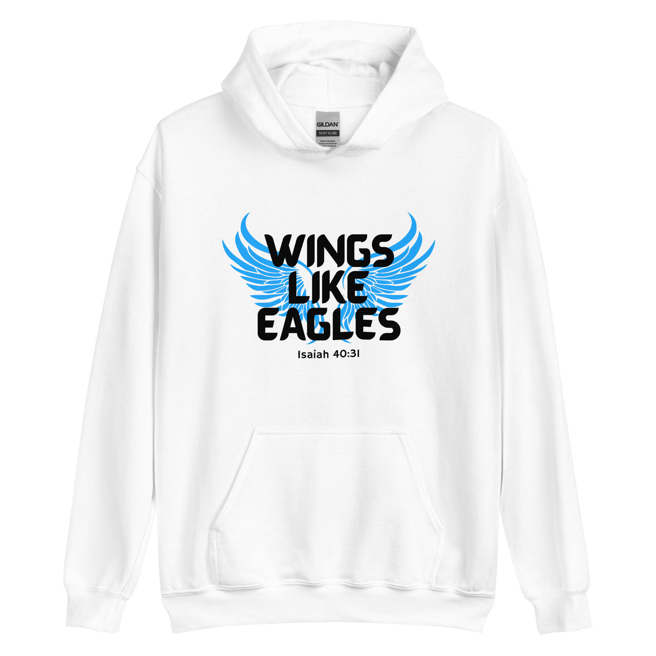 “Wings Like Eagles" Unisex Hoodie 5