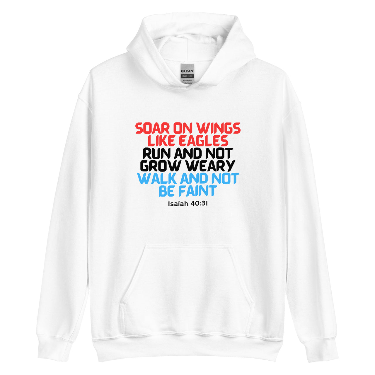 “Wings Like Eagles" Unisex Hoodie 1