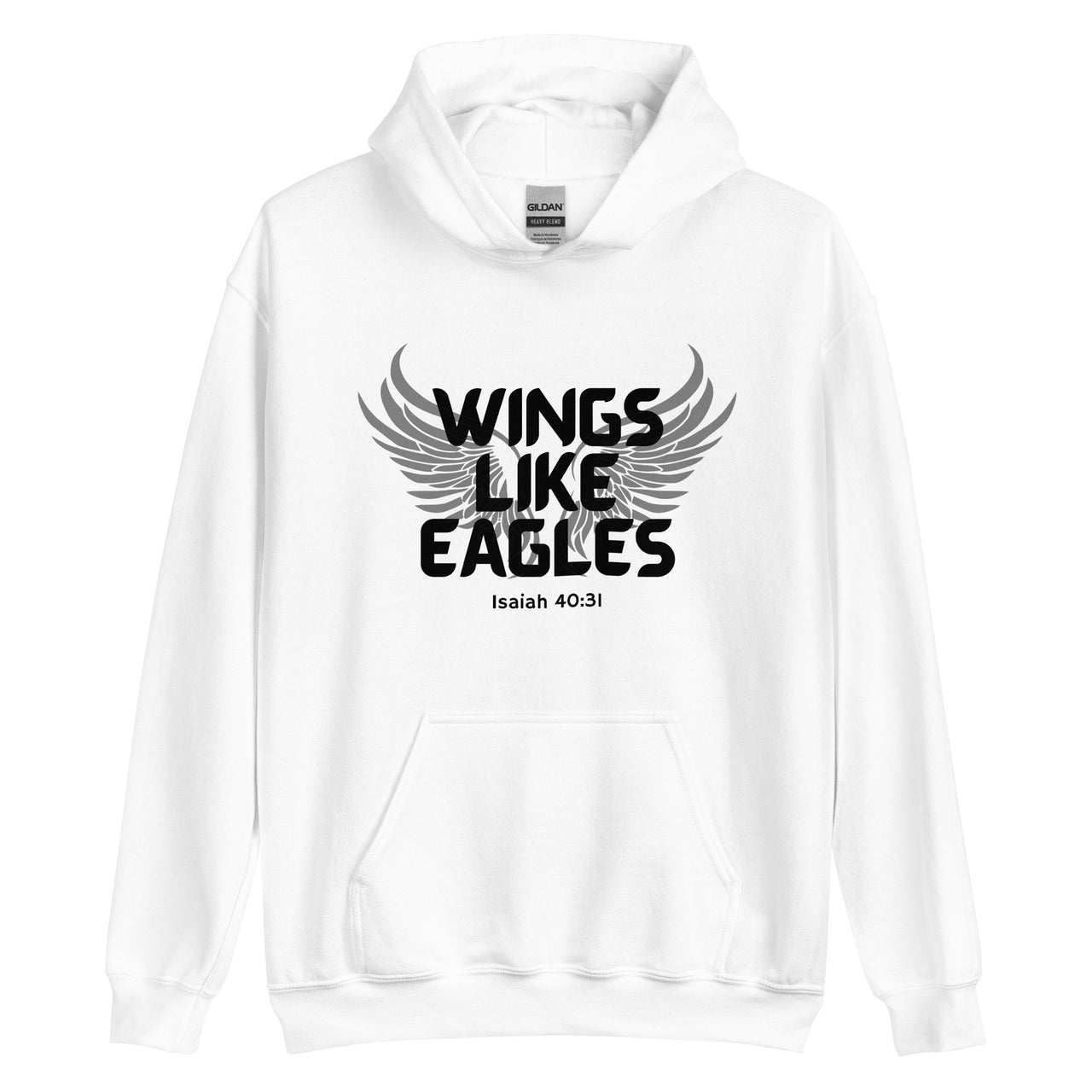 “Wings Like Eagles" Unisex Hoodie 9