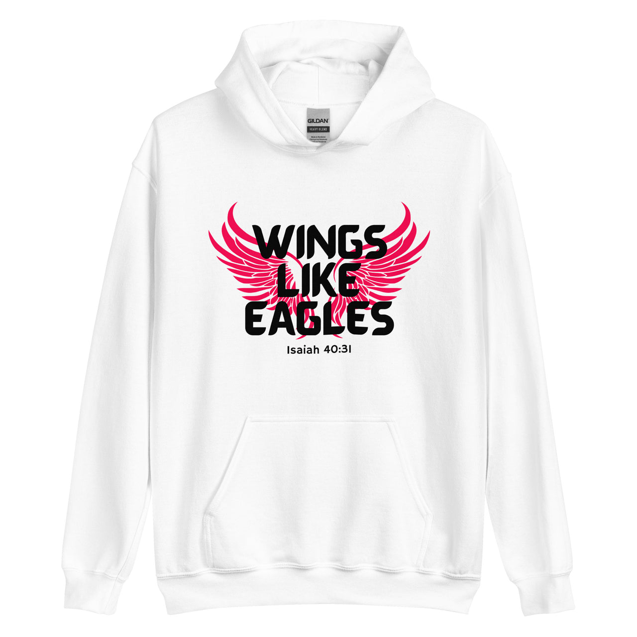 “Wings Like Eagles" Unisex Hoodie 7